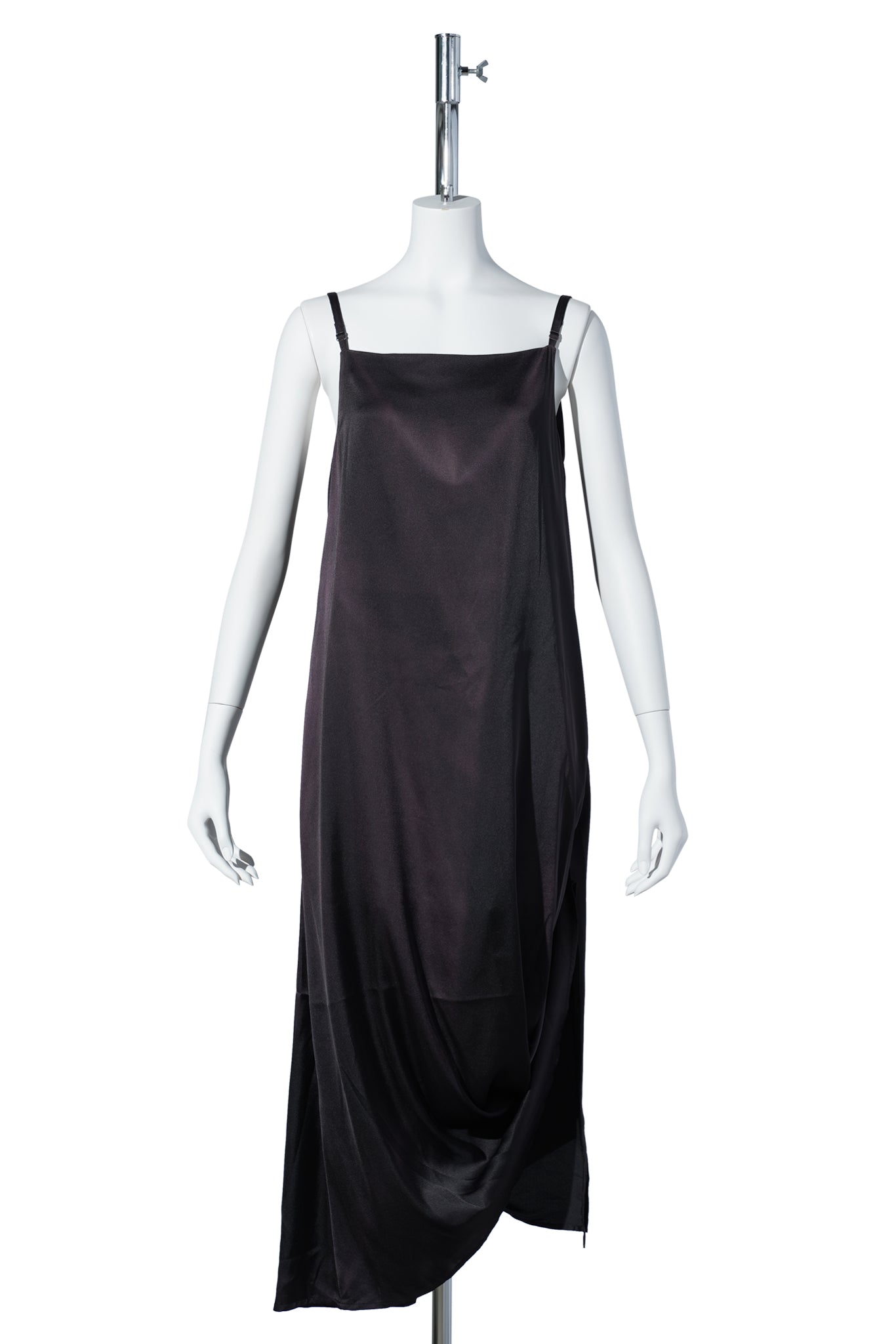 SUN-BLEACHED SLIP MAXI DRESS / BLACK