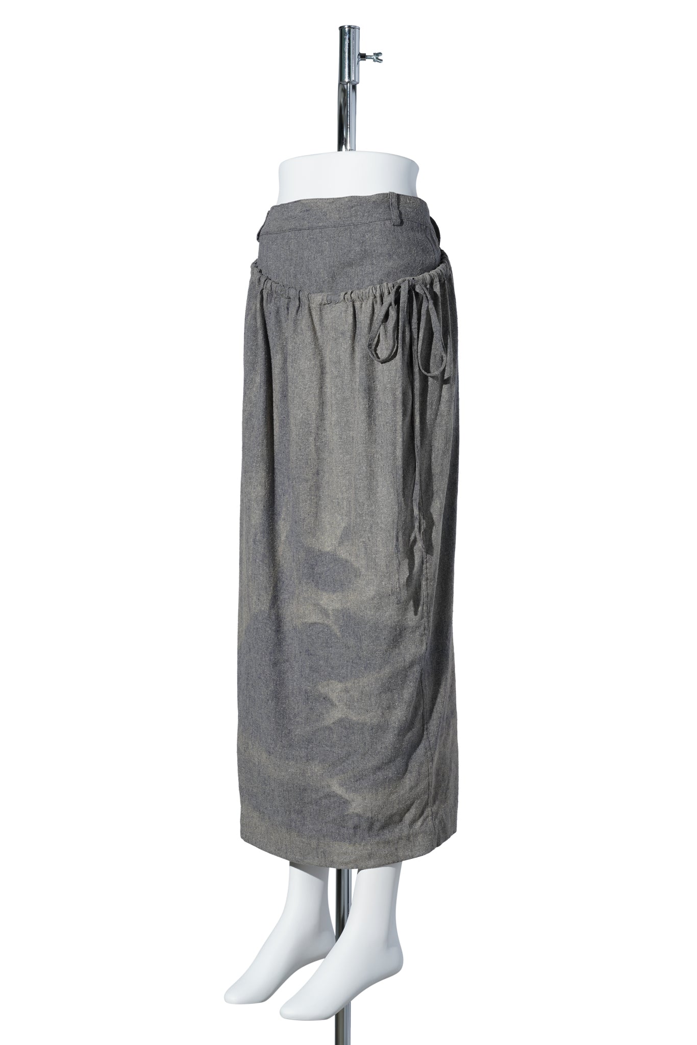 SUN-BLEACHED LAYERED SKIRT / GREY