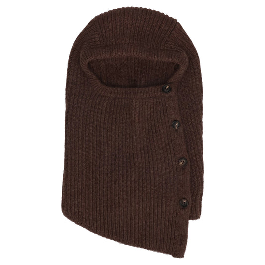 JiyongKim x KOLON SPORT BUTTON CLOSURE BALACLAVA / BROWN