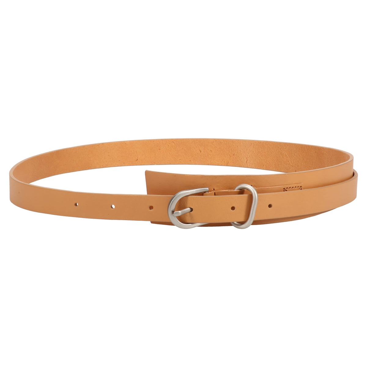 LAYERED LEATHER BELT / TAN