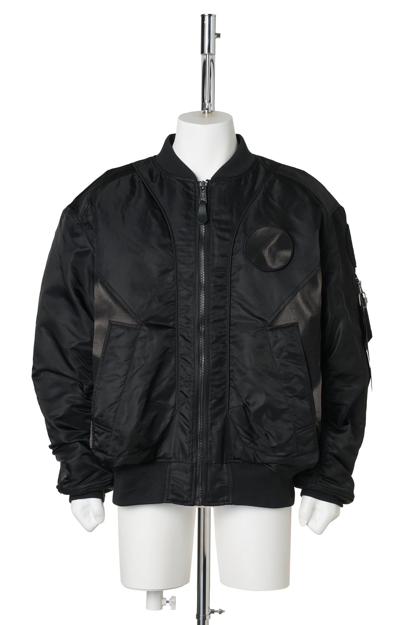 SUN-BLEACHED FLIGHT JACKET / BLACK