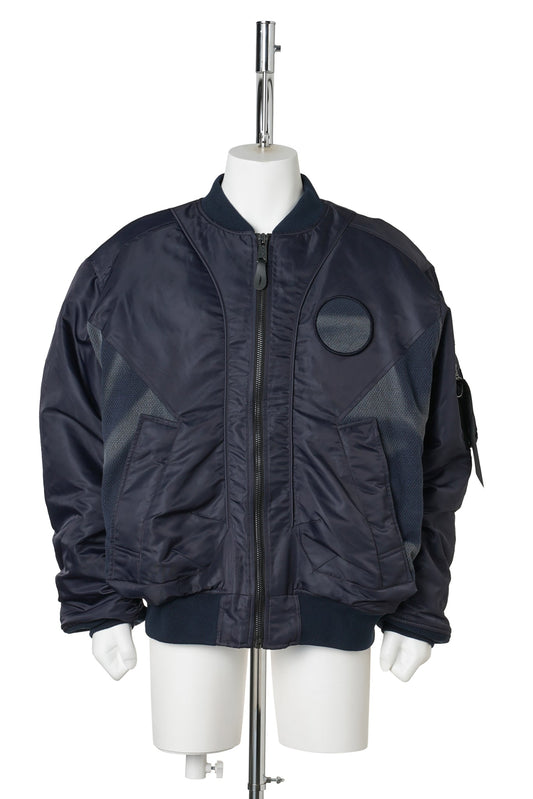 SUN-BLEACHED FLIGHT JACKET / NAVY
