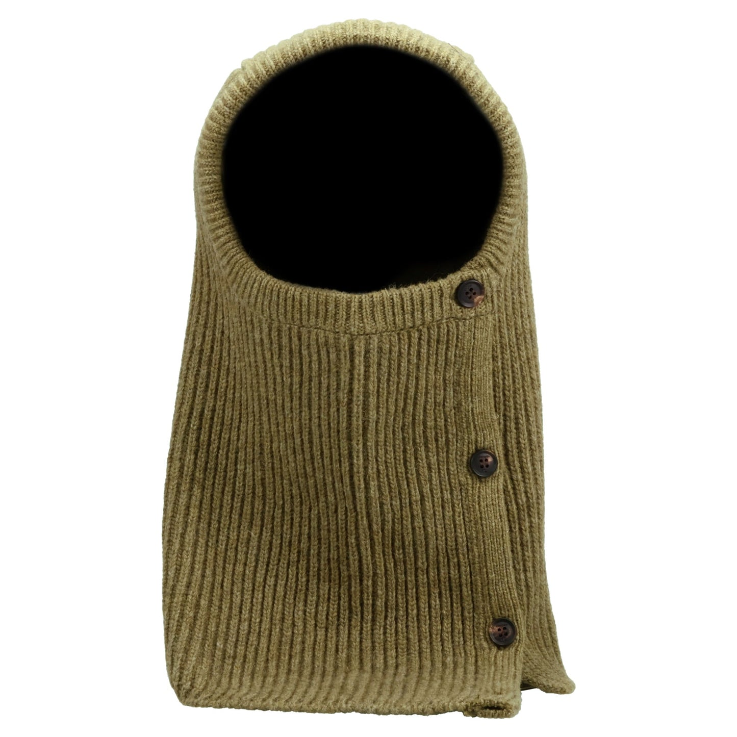 BUTTON CLOSURE BALACLAVA / KHAKI