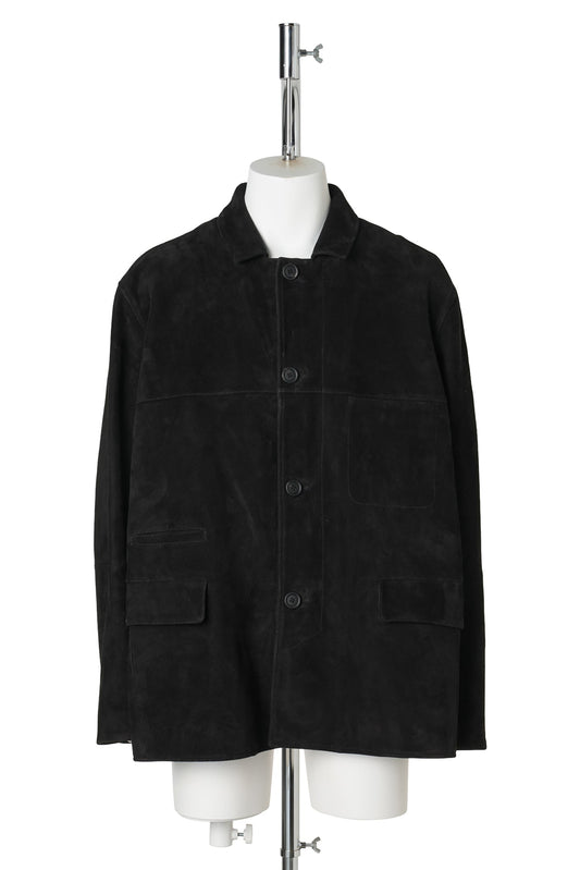 SUEDE WORK JACKET / BLACK