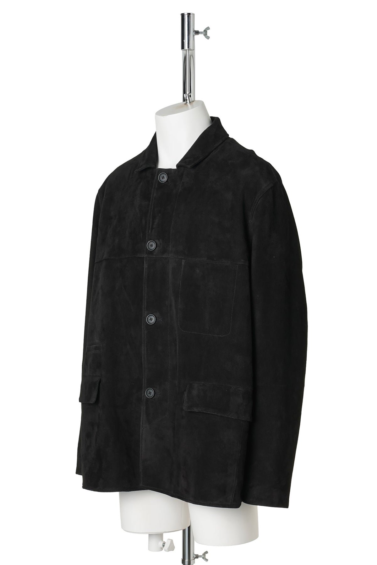 SUEDE WORK JACKET / BLACK