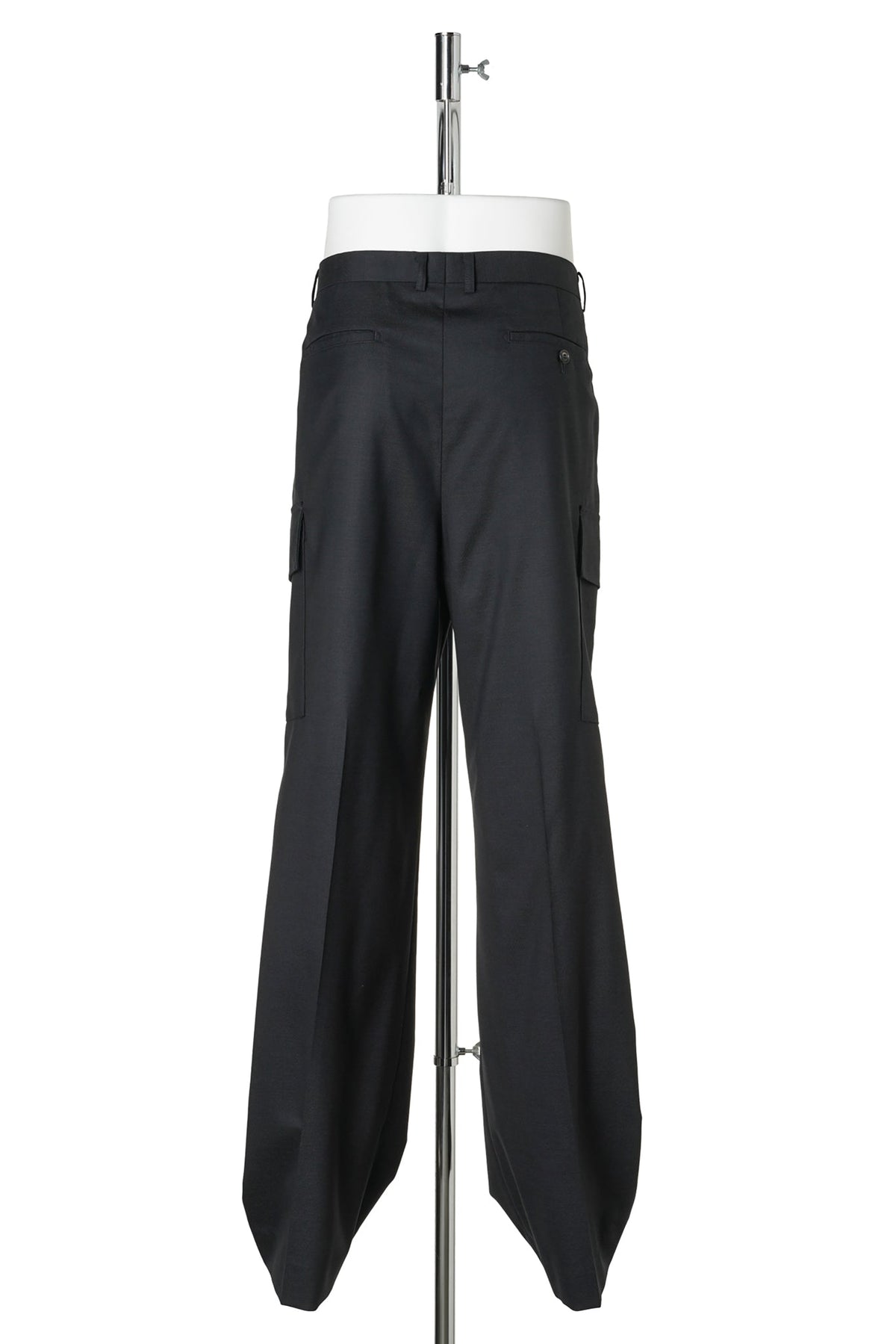 TAILORED MULTI POCKET TROUSERS / BLACK