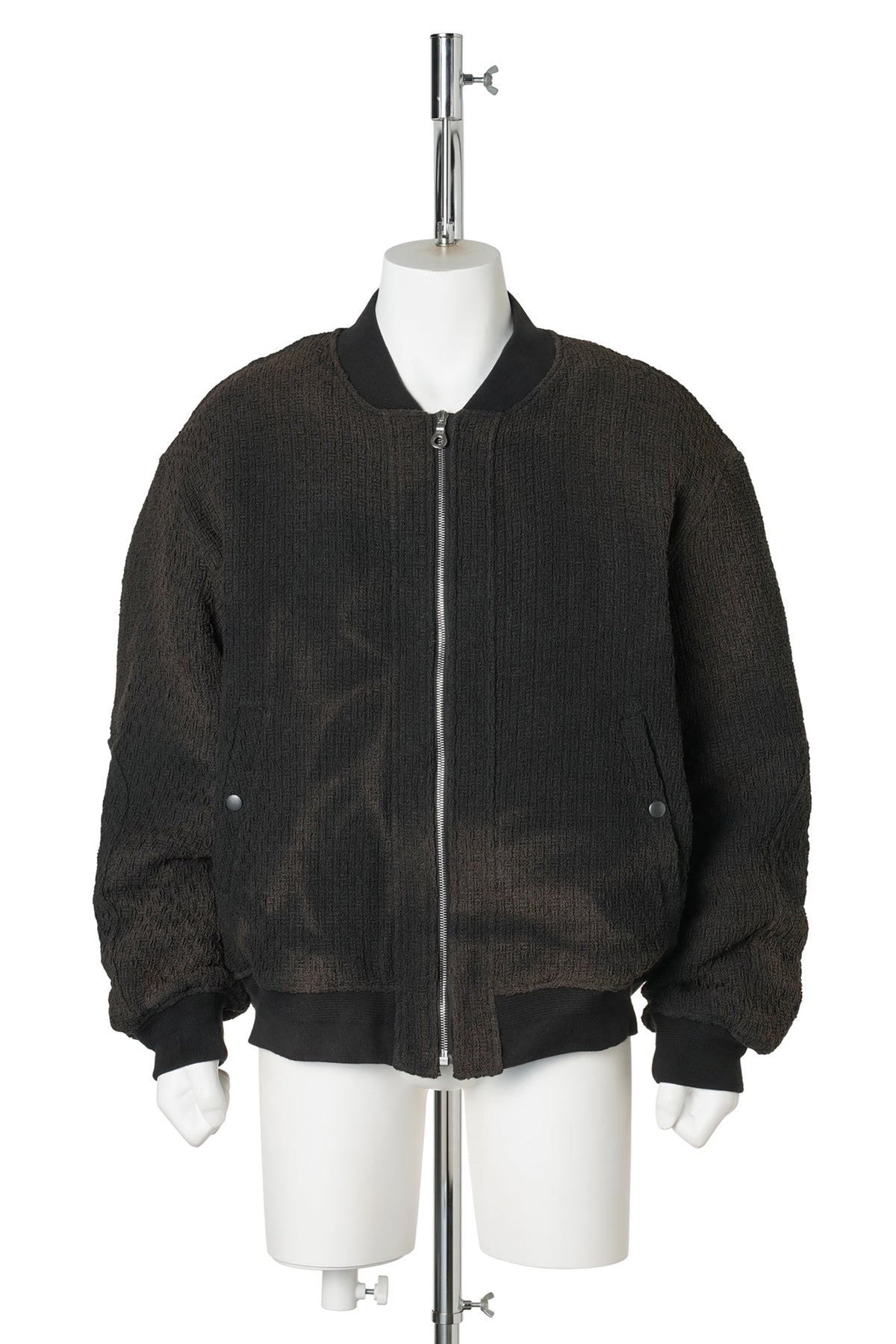 SUN-BLEACHED BOMBER JACKET / BLACK