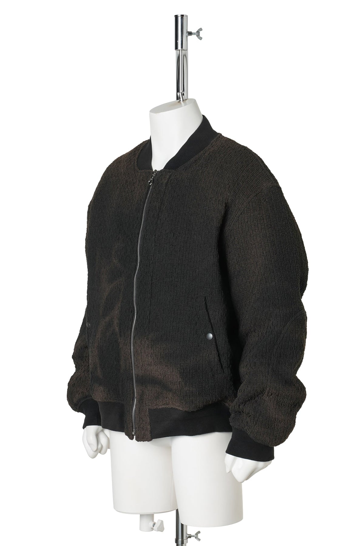 SUN-BLEACHED BOMBER JACKET / BLACK