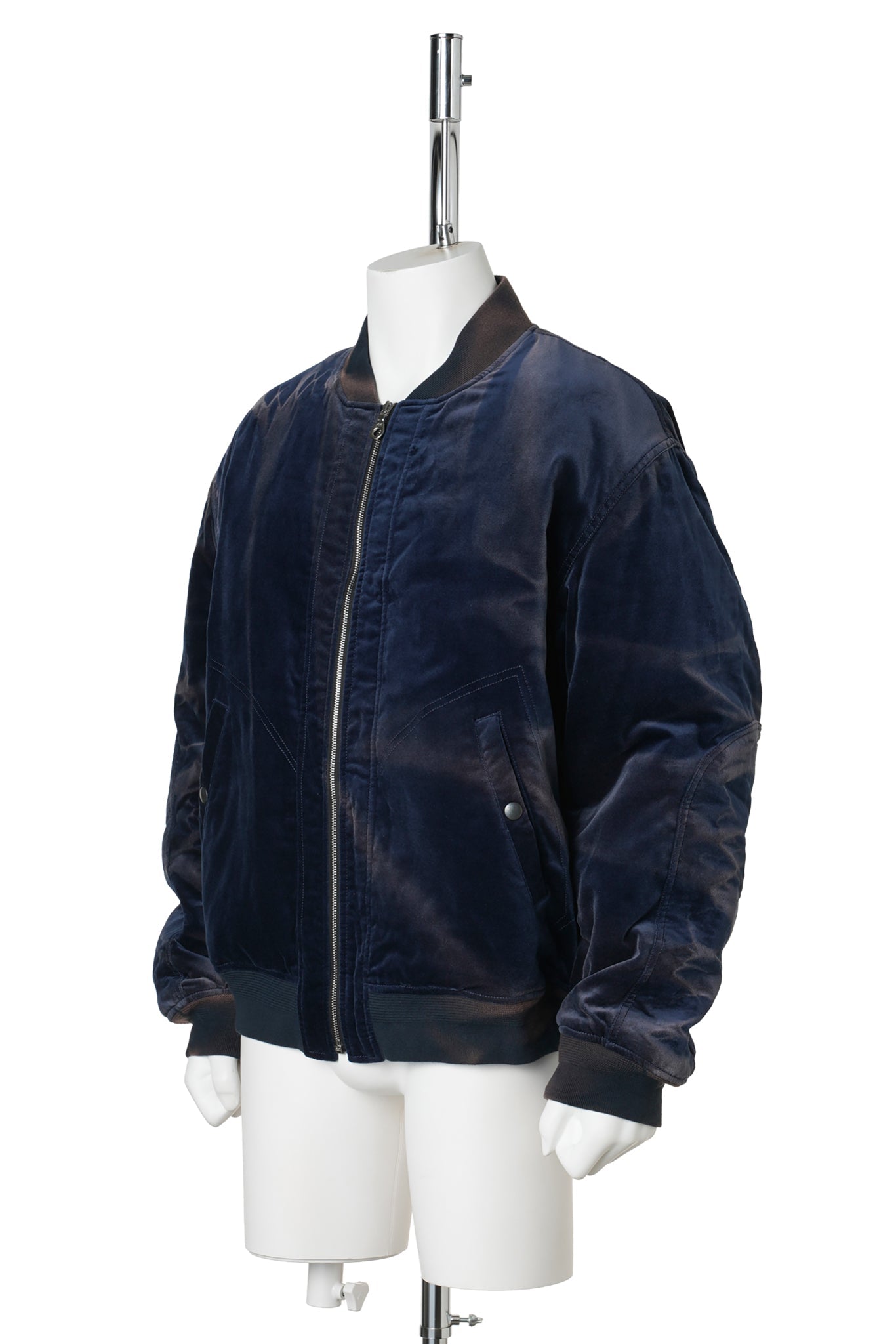 SUN-BLEACHED BOMBER JACKET / NAVY