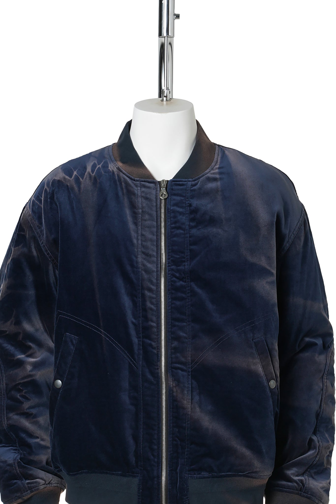 SUN-BLEACHED BOMBER JACKET / NAVY