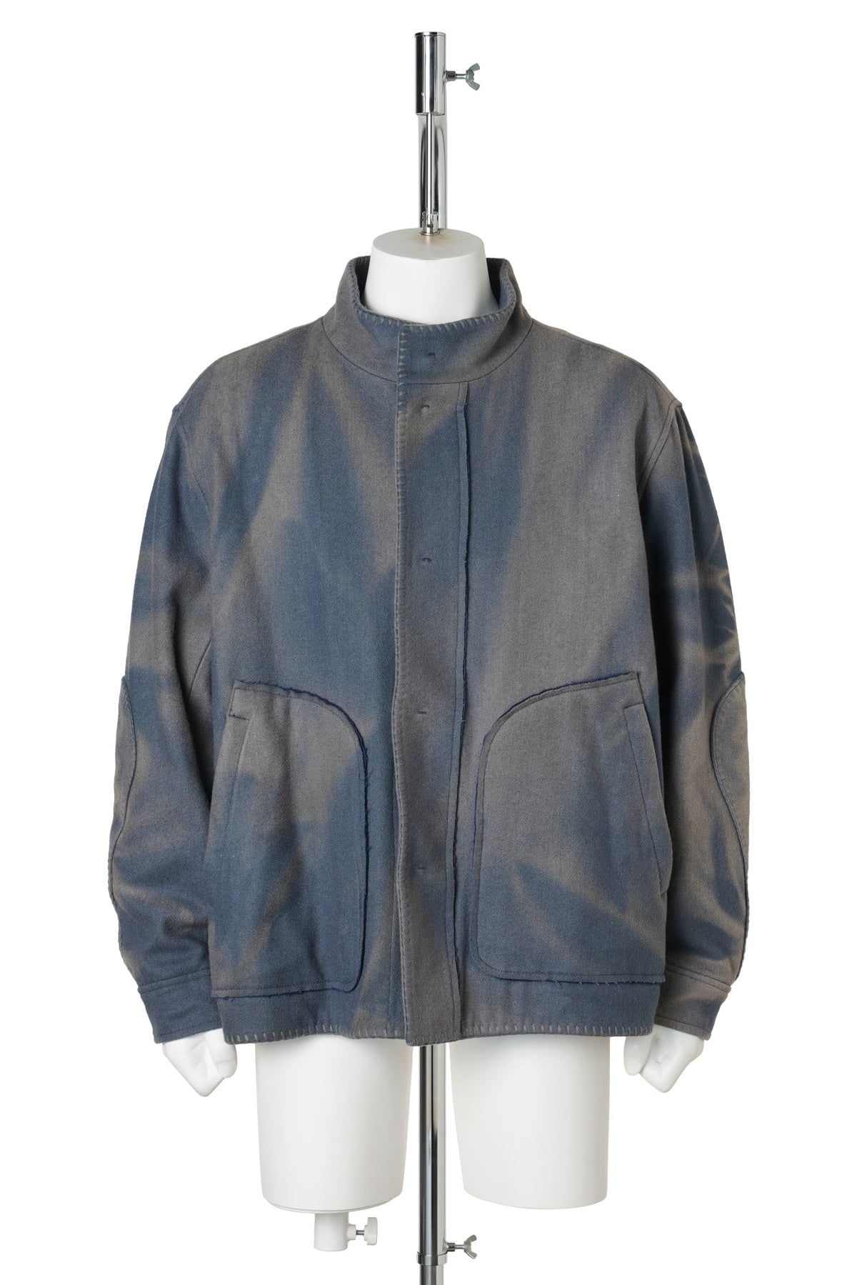 SUN-BLEACHED BLANKET JACKET / BLUE