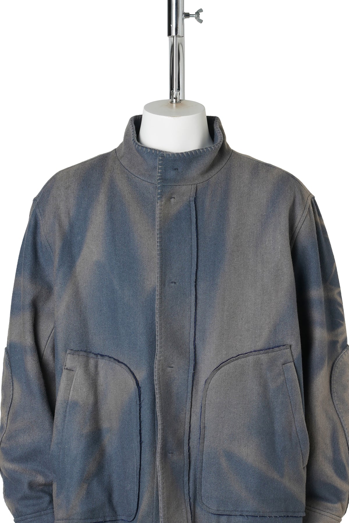 SUN-BLEACHED BLANKET JACKET / BLUE