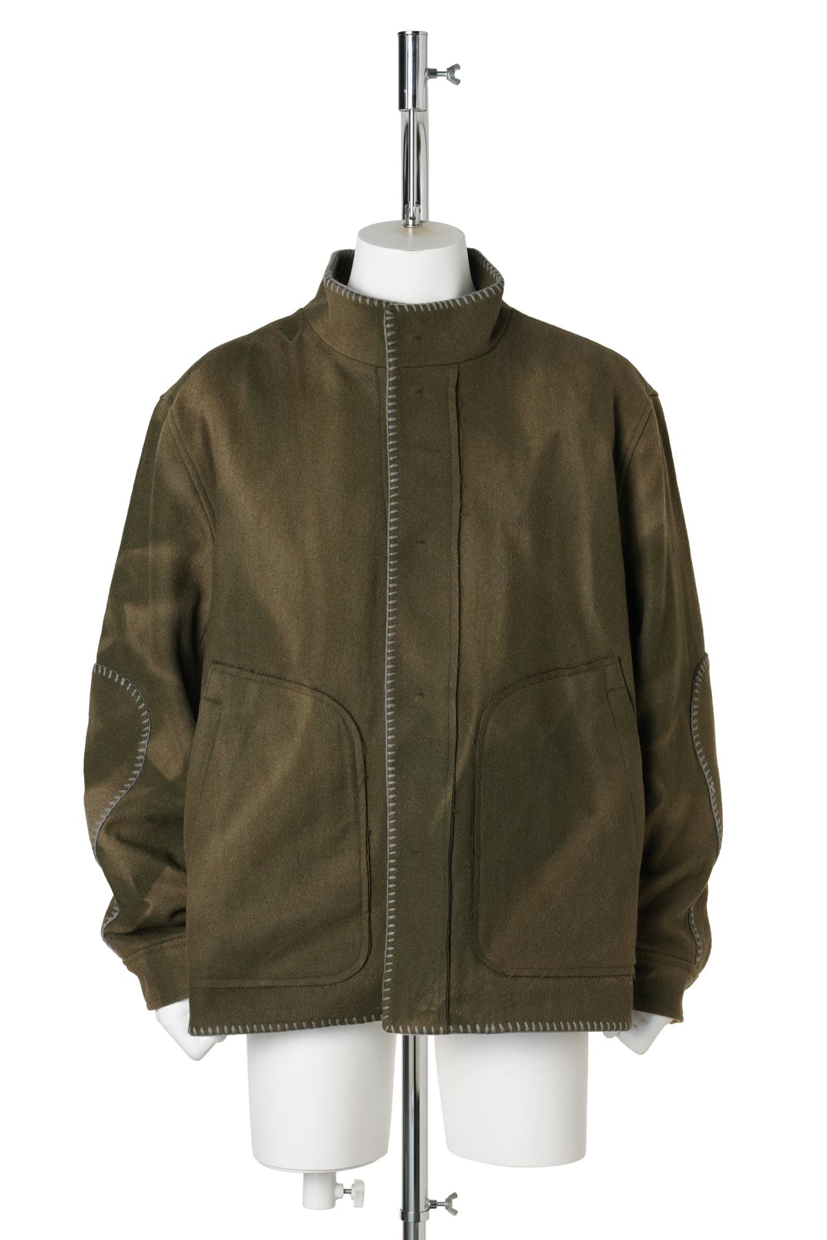 SUN-BLEACHED BLANKET JACKET / GREEN
