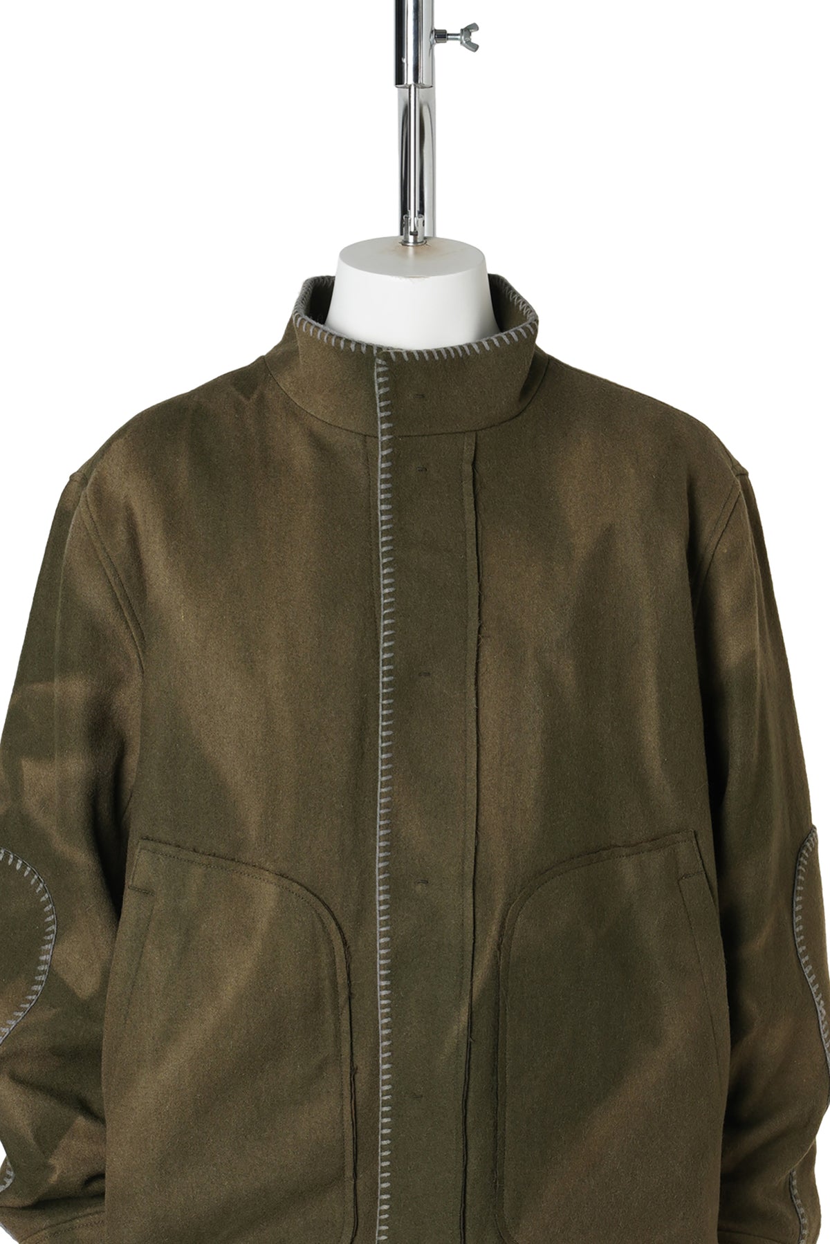SUN-BLEACHED BLANKET JACKET / GREEN