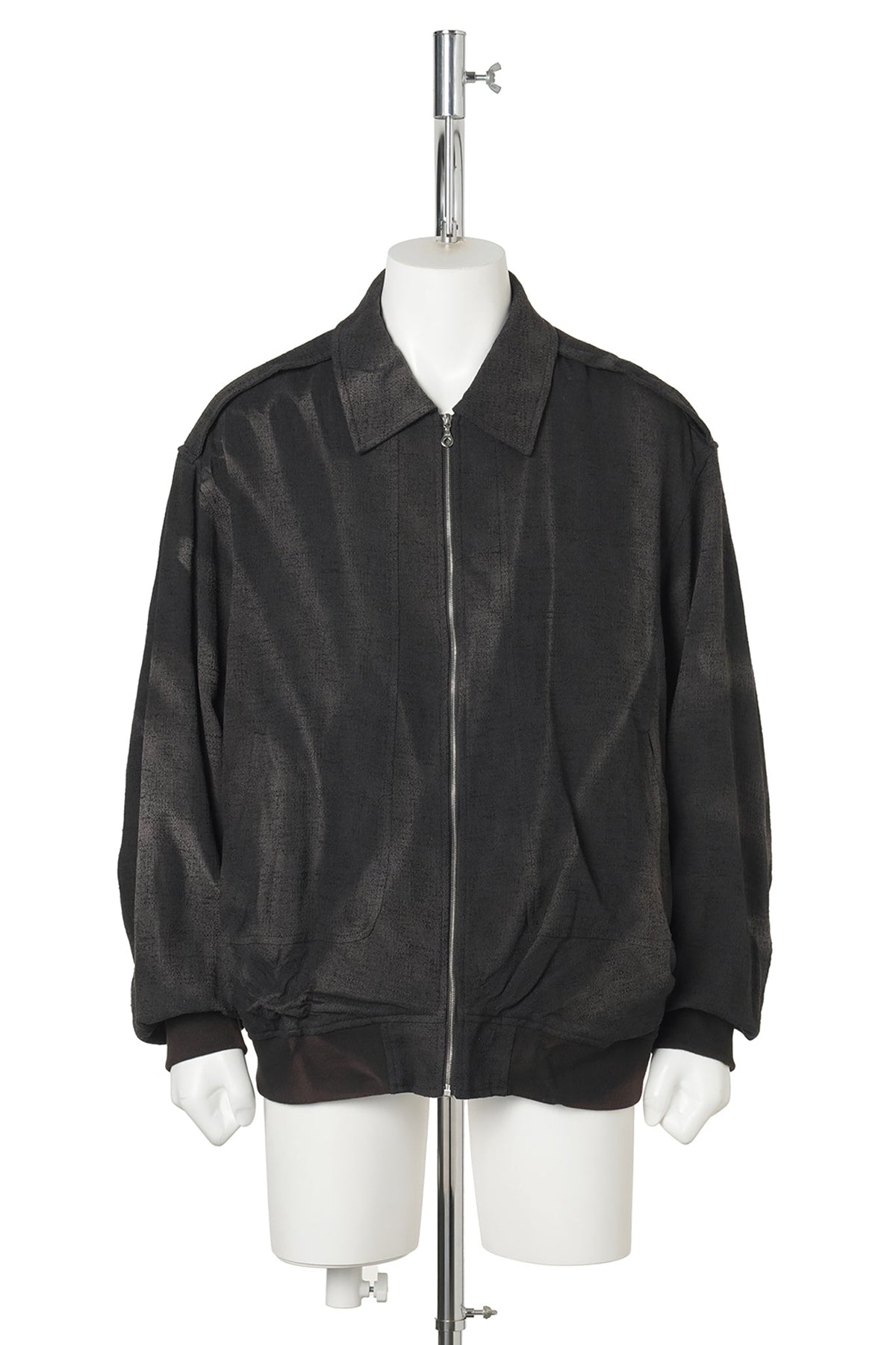 SUN-BLEACHED OVERSIZED JACKET / BLACK