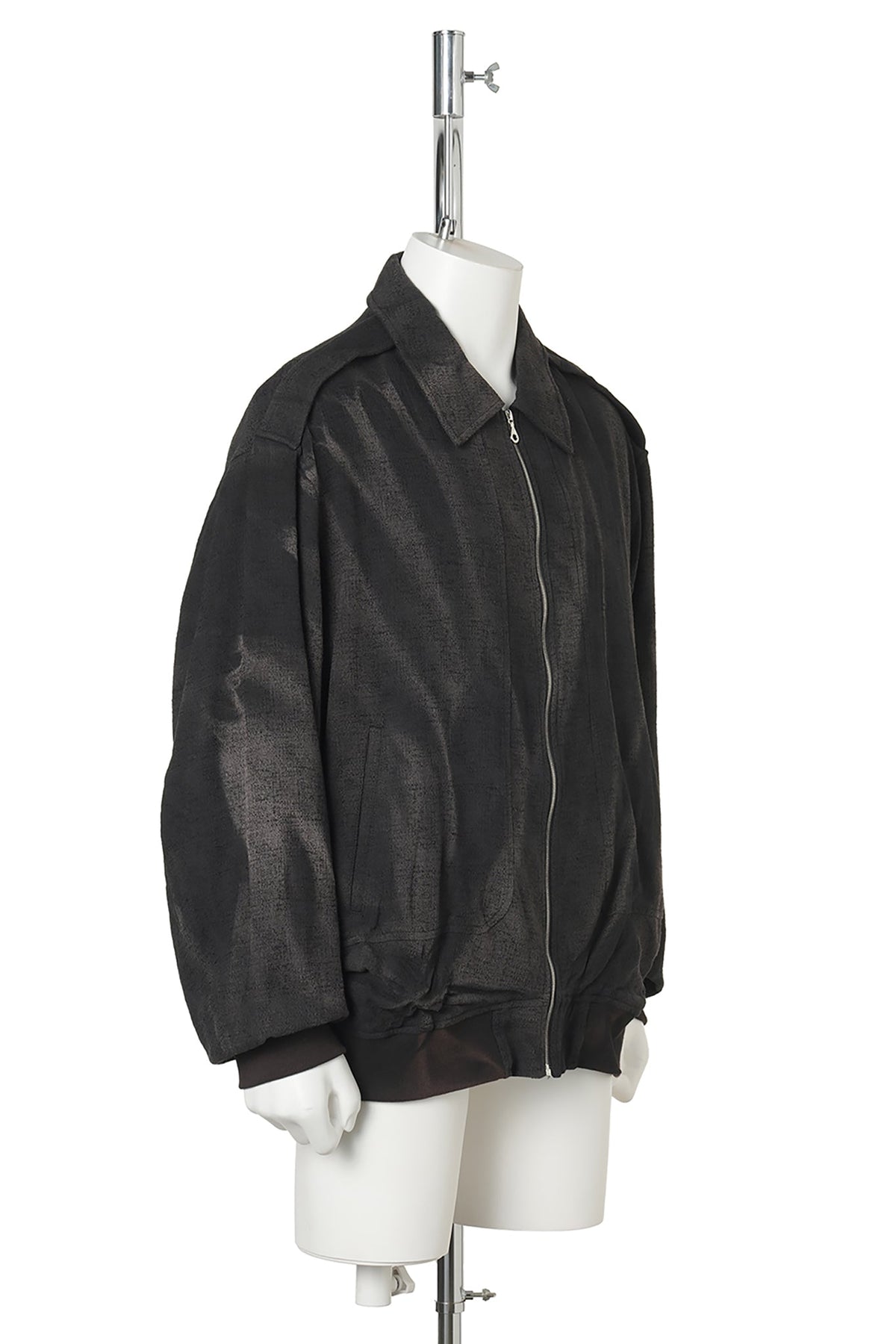 SUN-BLEACHED OVERSIZED JACKET / BLACK