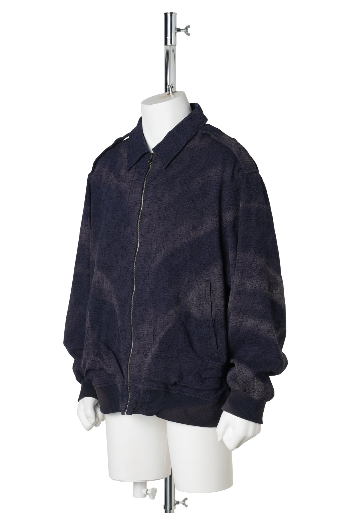 SUN-BLEACHED OVERSIZED JACKET / NAVY