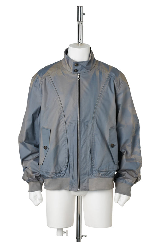 SUN-BLEACHED HIGH NECK BLOUSON / BLUE
