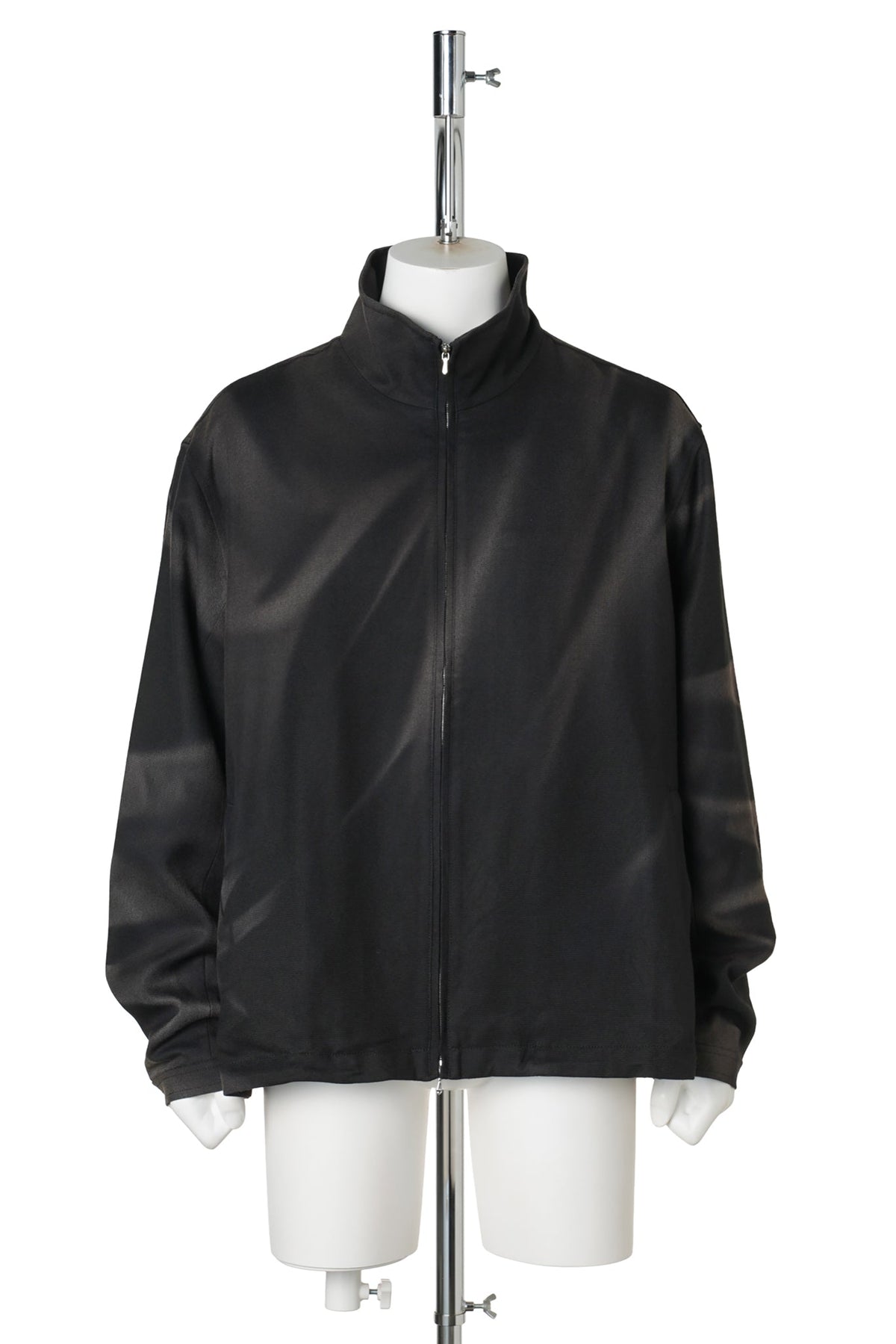 SUN-BLEACHED ZIP-UP JACKET / BLACK