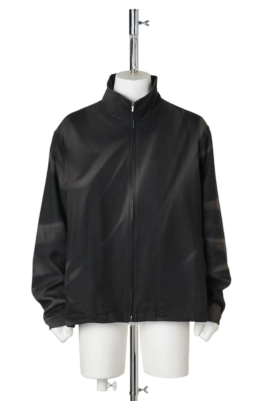 SUN-BLEACHED ZIP-UP JACKET / BLACK