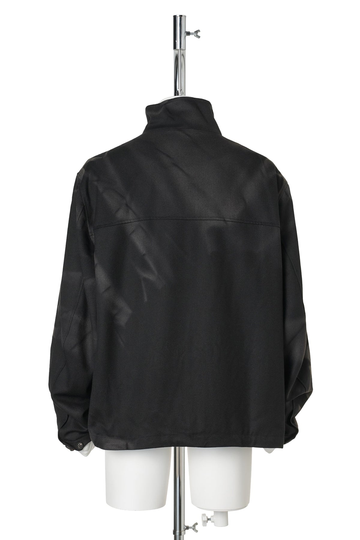 SUN-BLEACHED ZIP-UP JACKET / BLACK