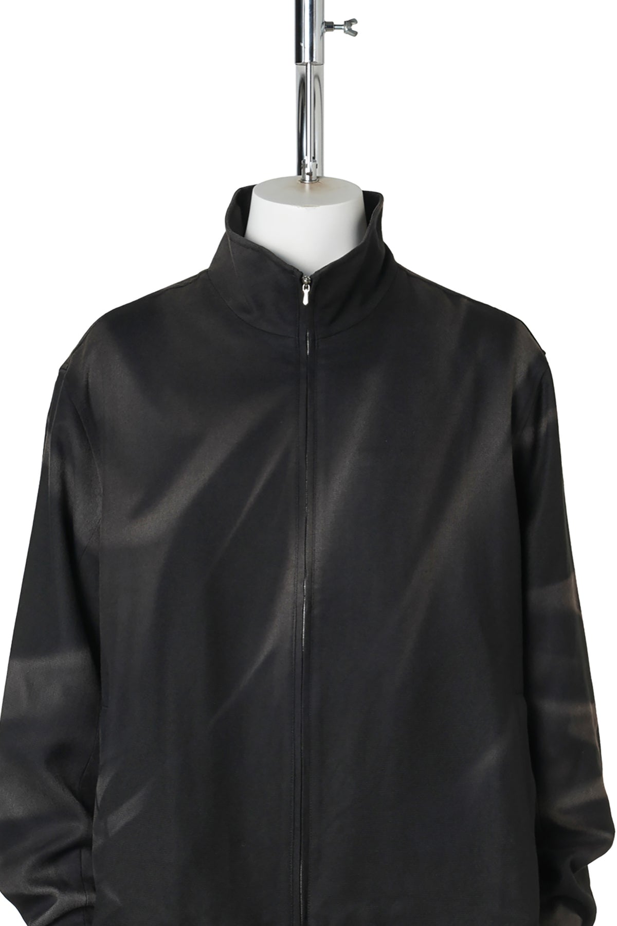 SUN-BLEACHED ZIP-UP JACKET / BLACK