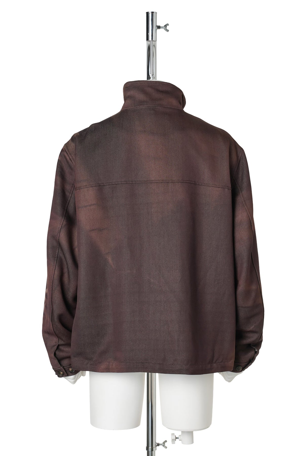 SUN-BLEACHED ZIP-UP JACKET / BROWN