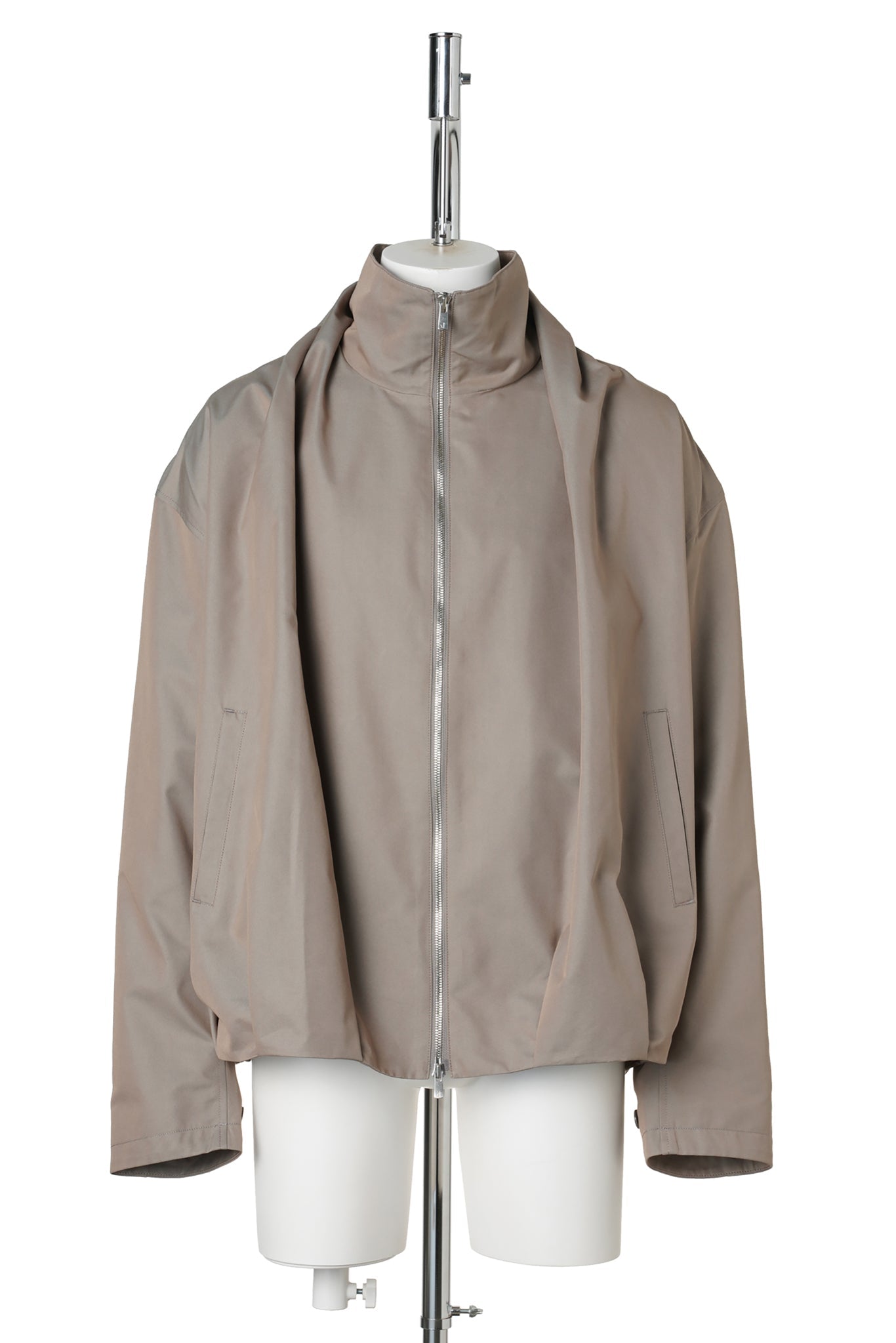 SHAWL COLLAR JACKET / BEIGE