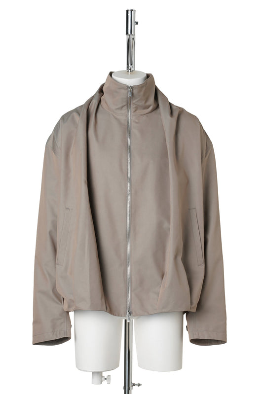 SHAWL COLLAR JACKET / BEIGE