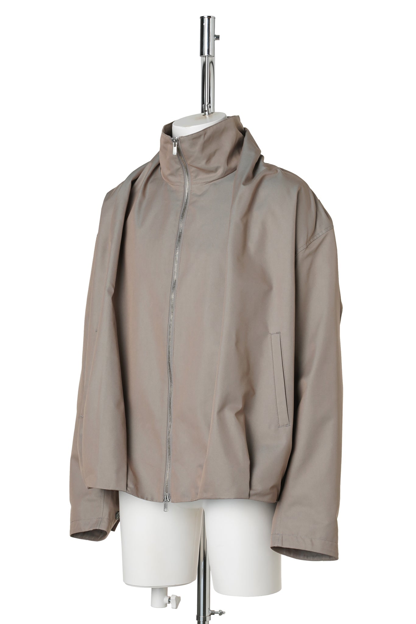 SHAWL COLLAR JACKET / BEIGE