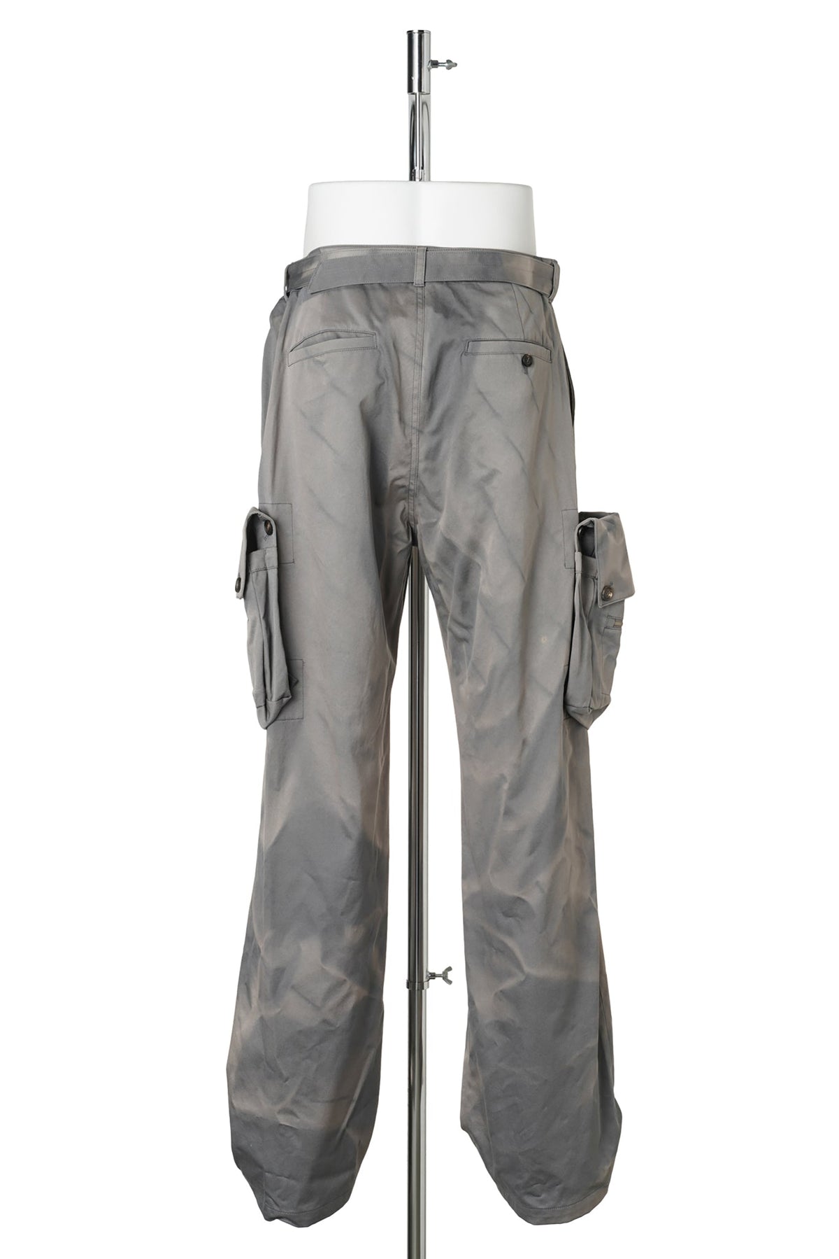 SUN-BLEACHED DETACHABLE POCKET TROUSERS / GREY