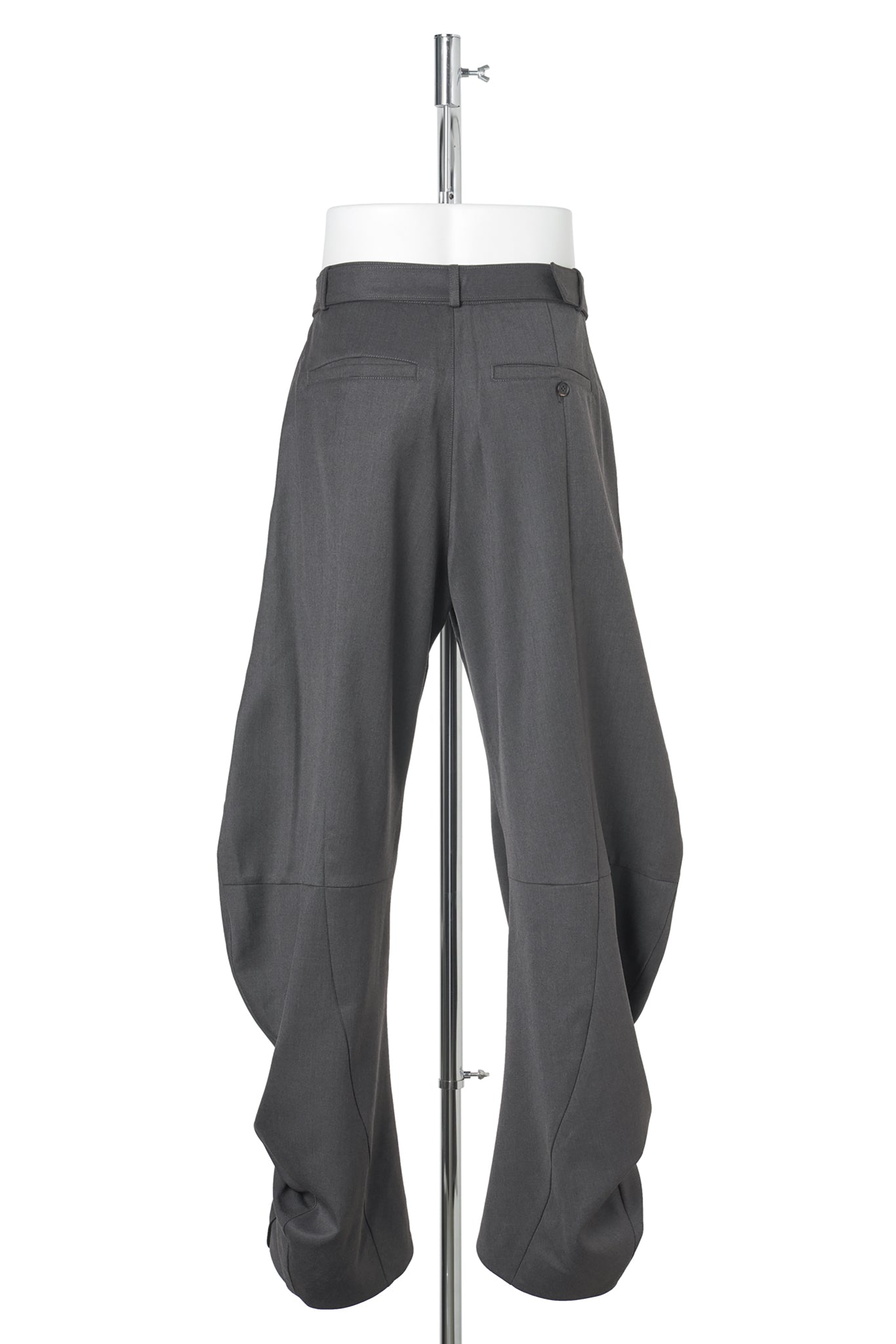 CURVED TROUSERS / BROWN