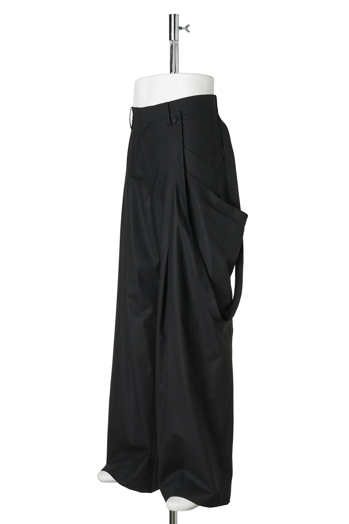 LAYERED PANEL TROUSERS / BLACK
