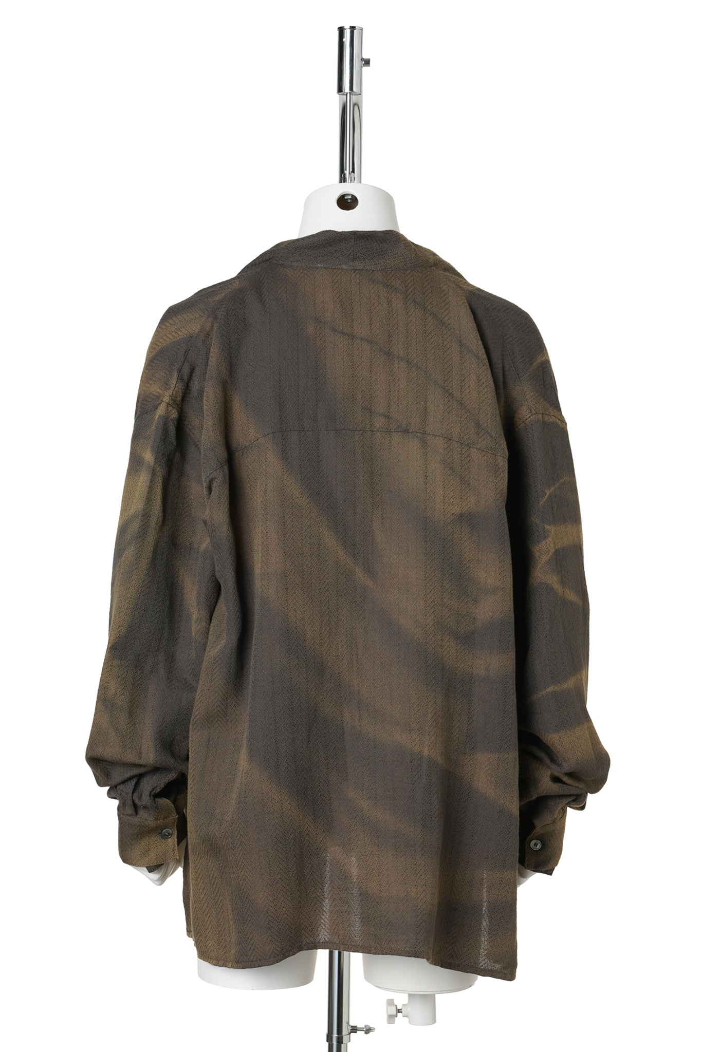 SUN-BLEACHED DRAPE SHIRT / KHAKI
