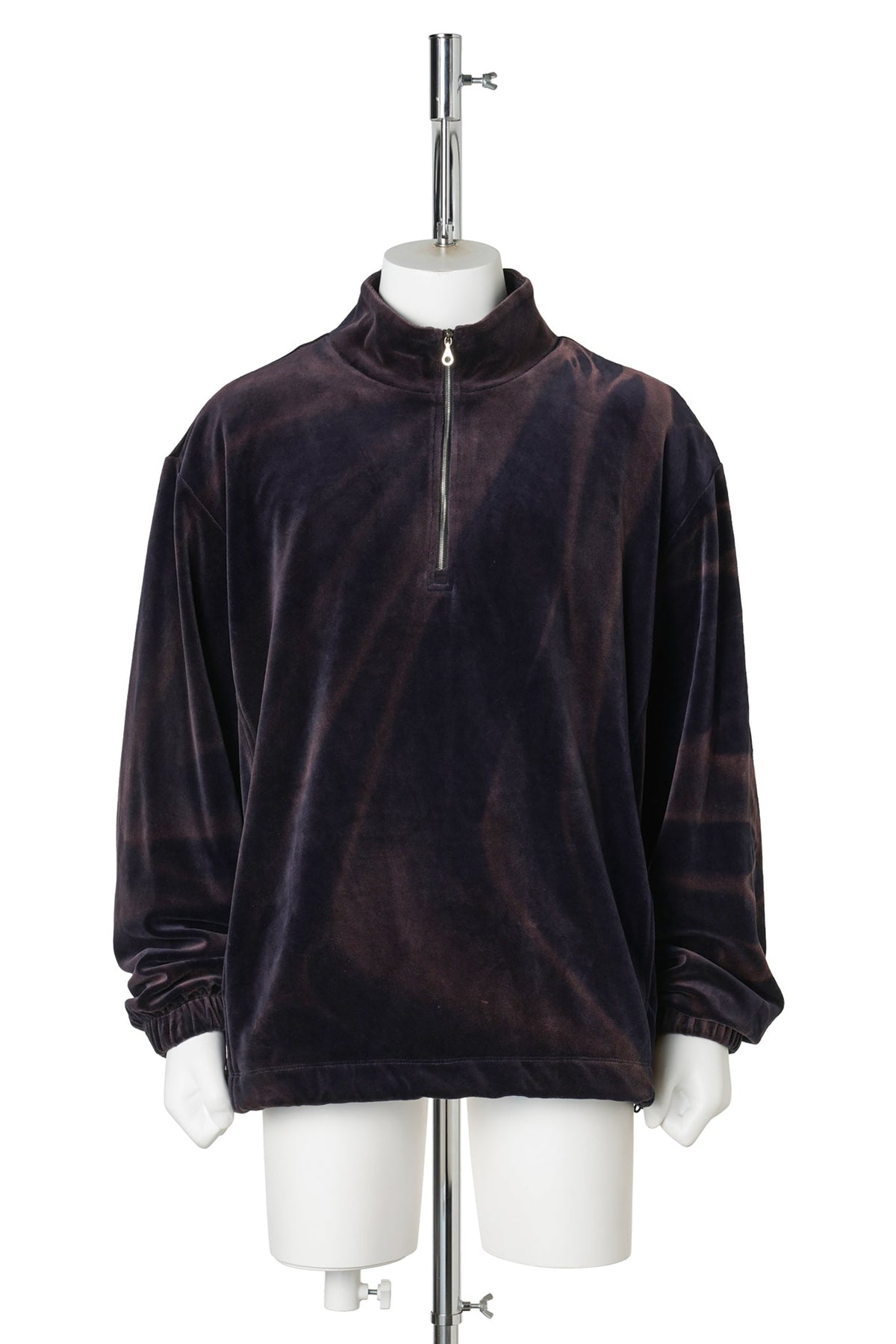 SUN-BLEACHED HALF-ZIP SWEATSHIRT / NAVY