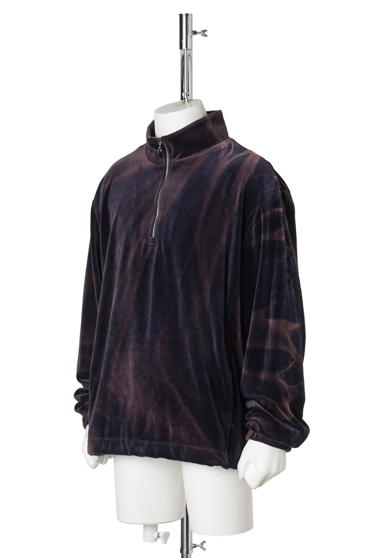 SUN-BLEACHED HALF-ZIP SWEATSHIRT / NAVY