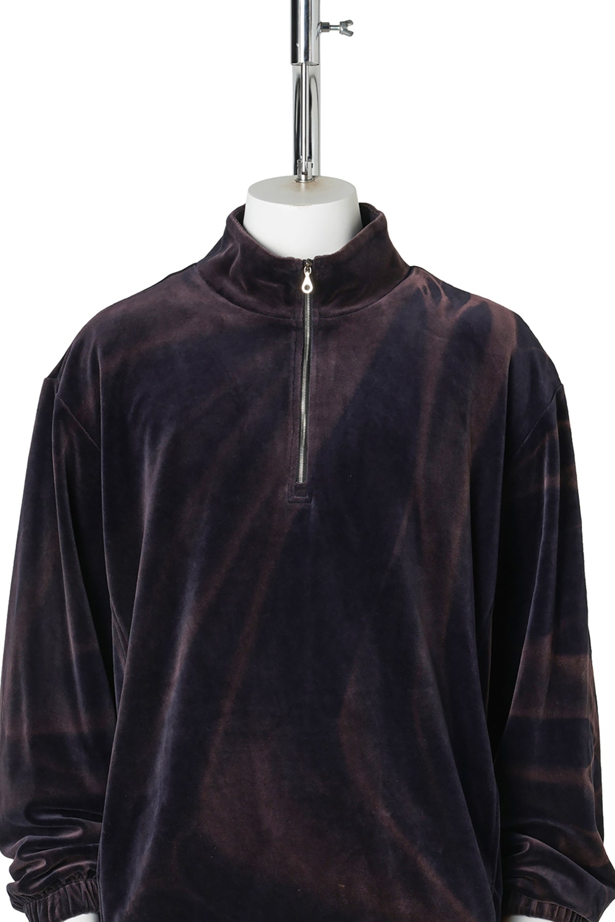 SUN-BLEACHED HALF-ZIP SWEATSHIRT / NAVY