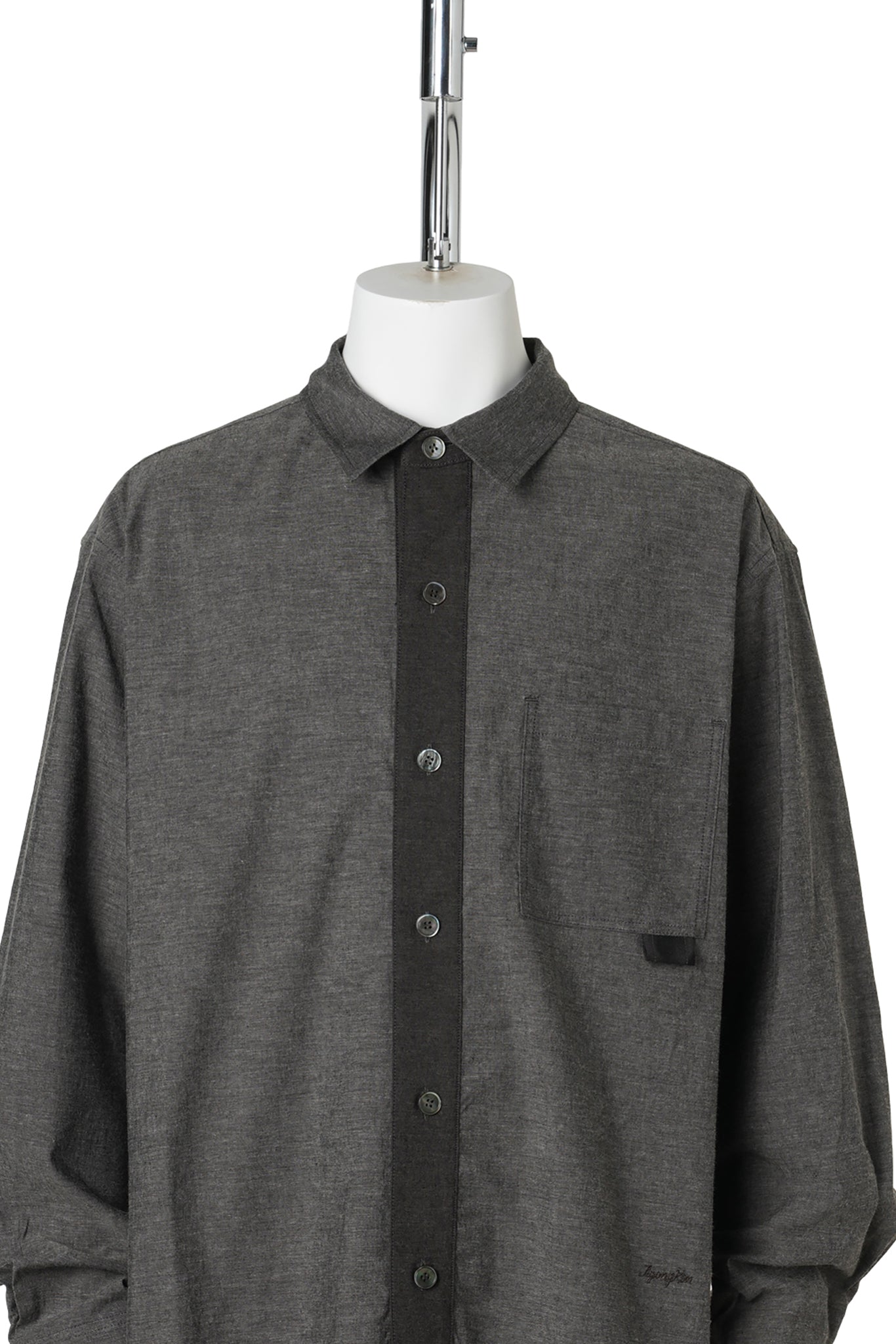 SUN-BLEACHED TAB SHIRT / BROWN