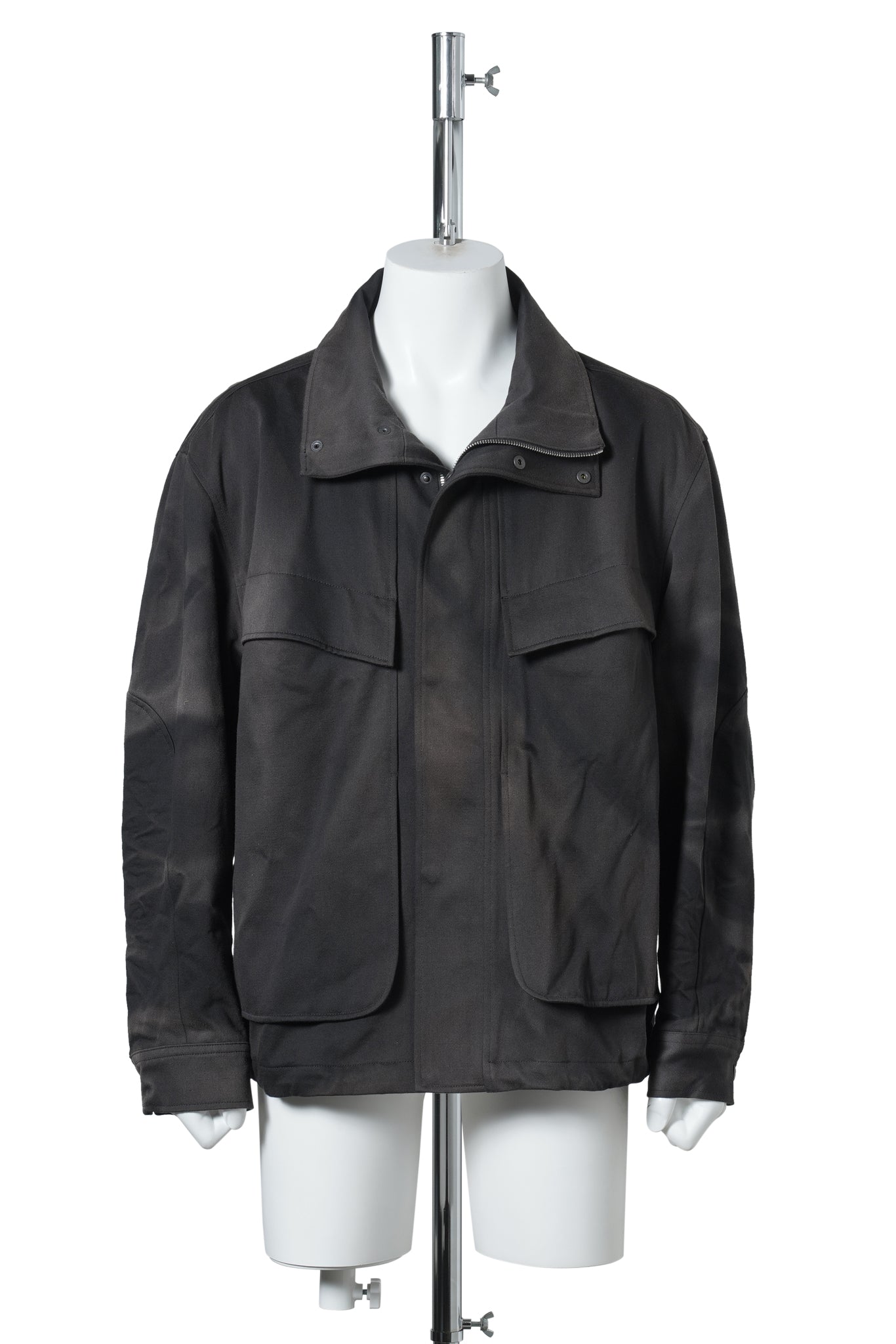 SUN-BLEACHED WORK JACKET / BLACK