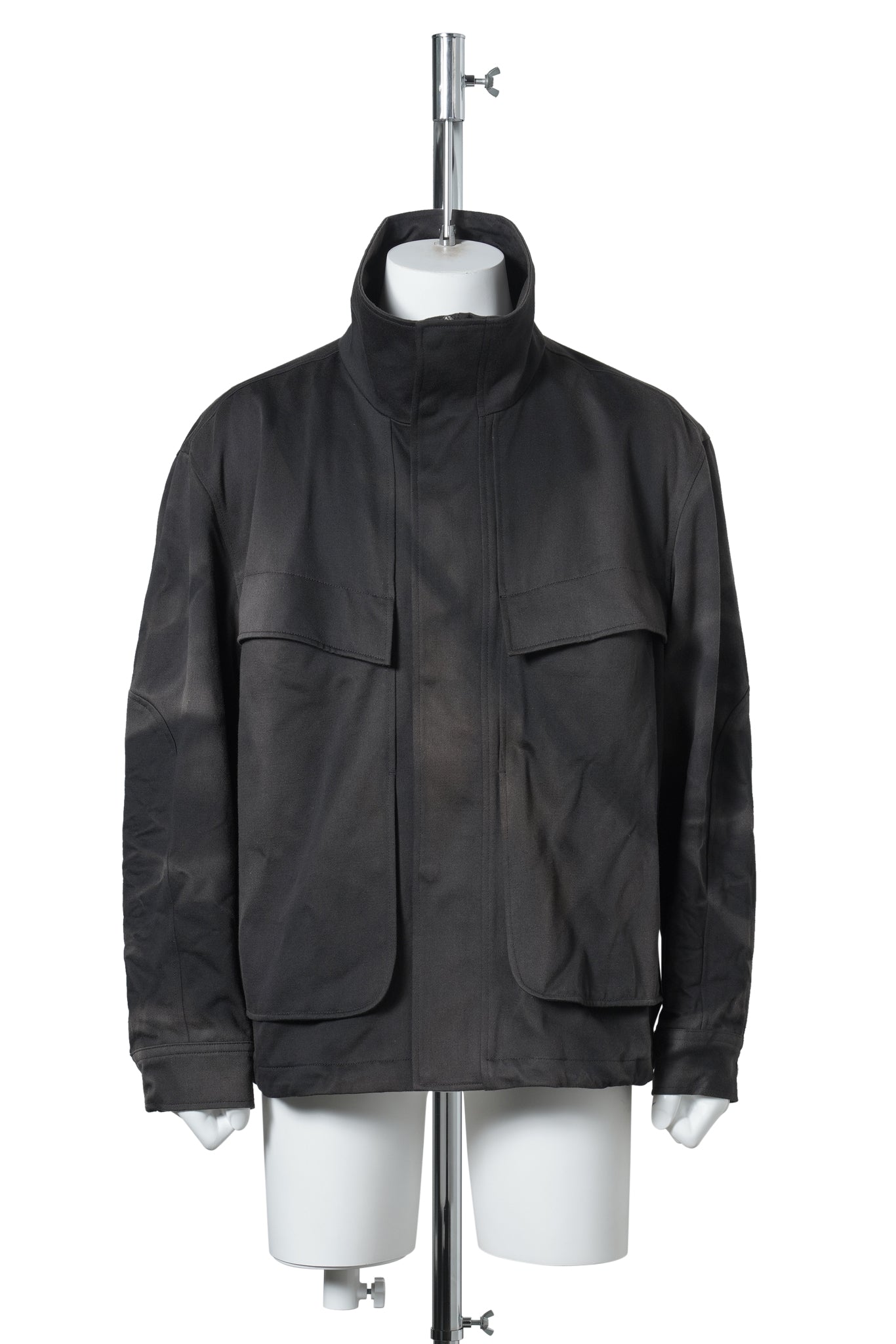 SUN-BLEACHED WORK JACKET / BLACK