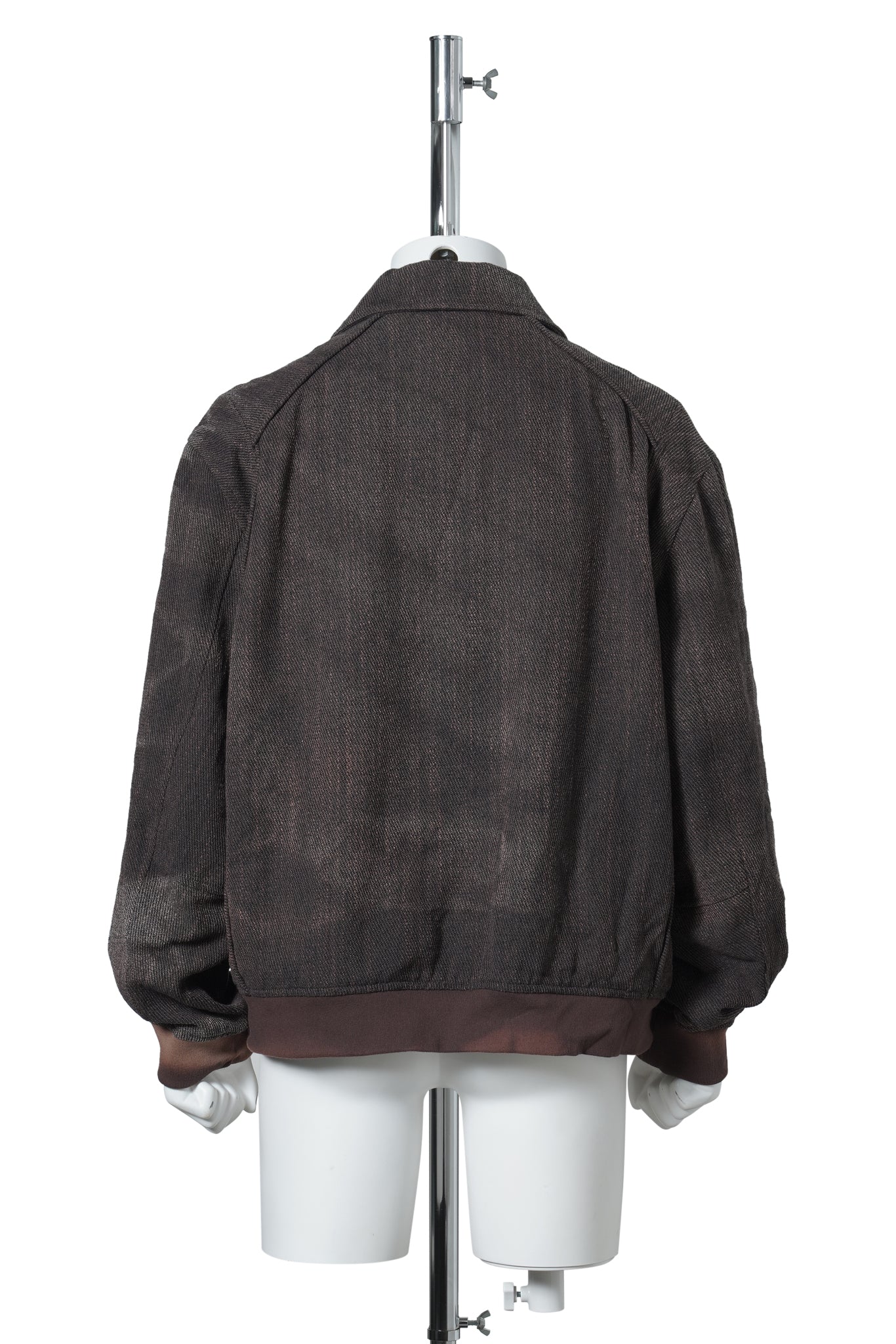 SUN-BLEACHED RIBBED BLOUSON / BROWN