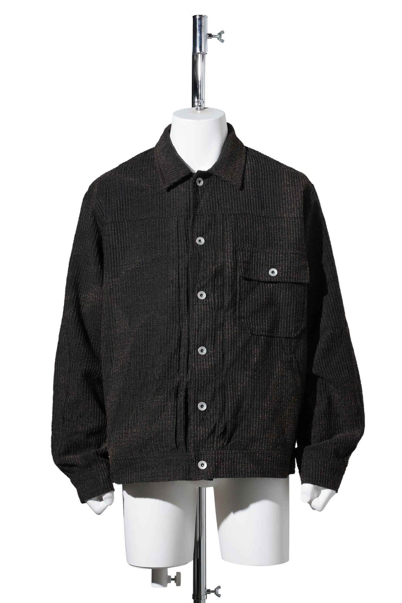 SUN-BLEACHED TRUCKER JACKET / BROWN