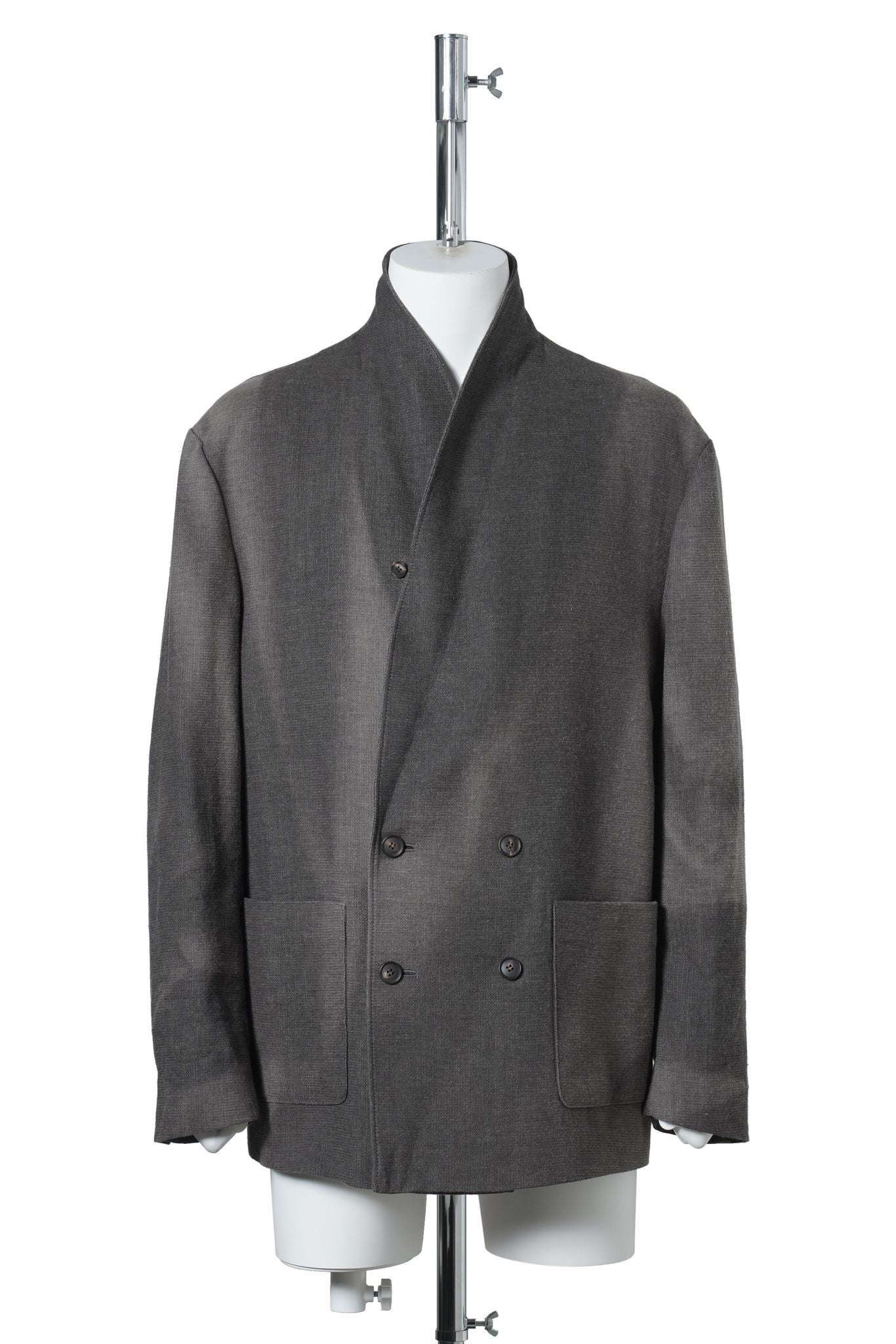 SUN-BLEACHED TAILORED JACKET / BROWN