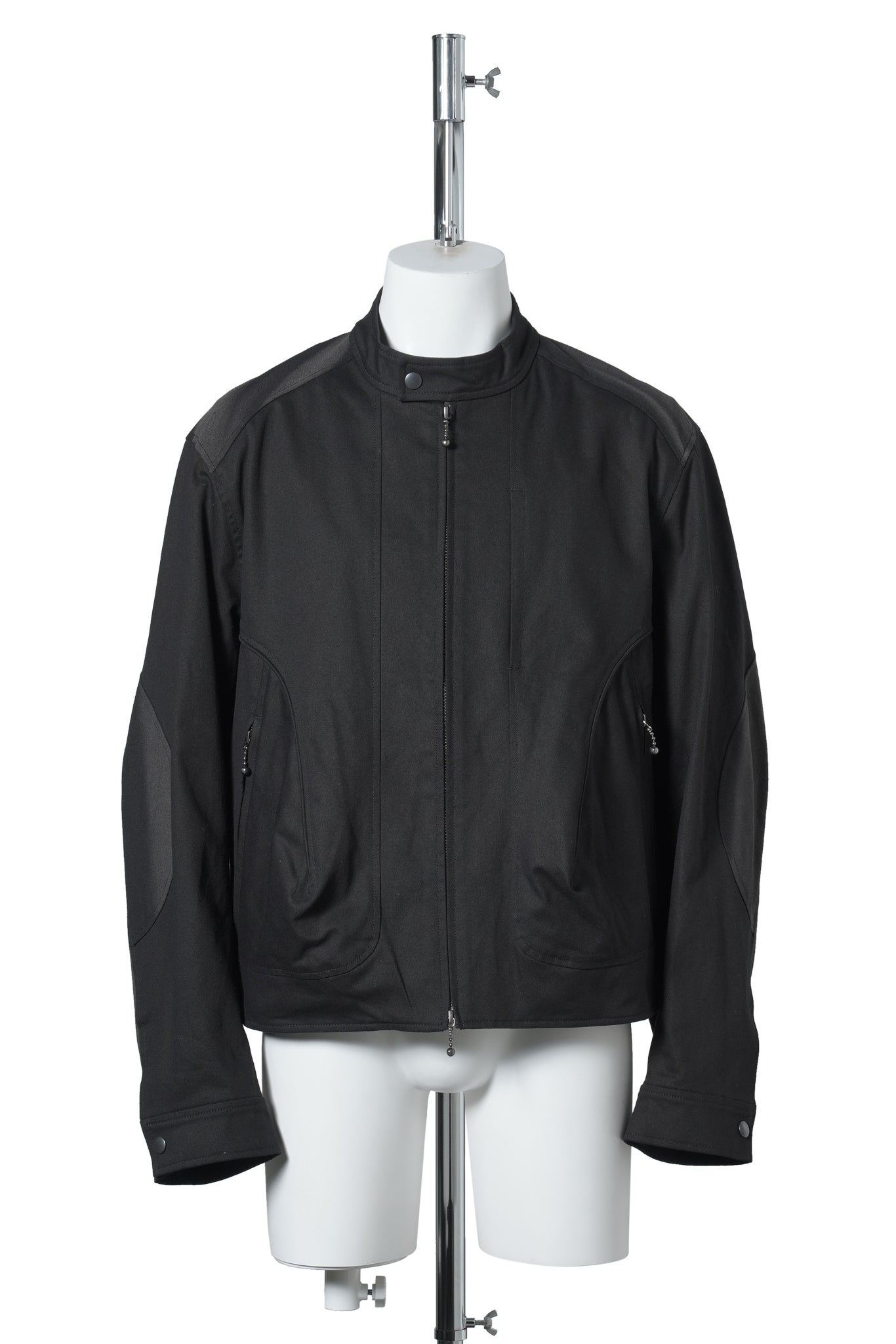 SUN-BLEACHED BIKER JACKET / BLACK