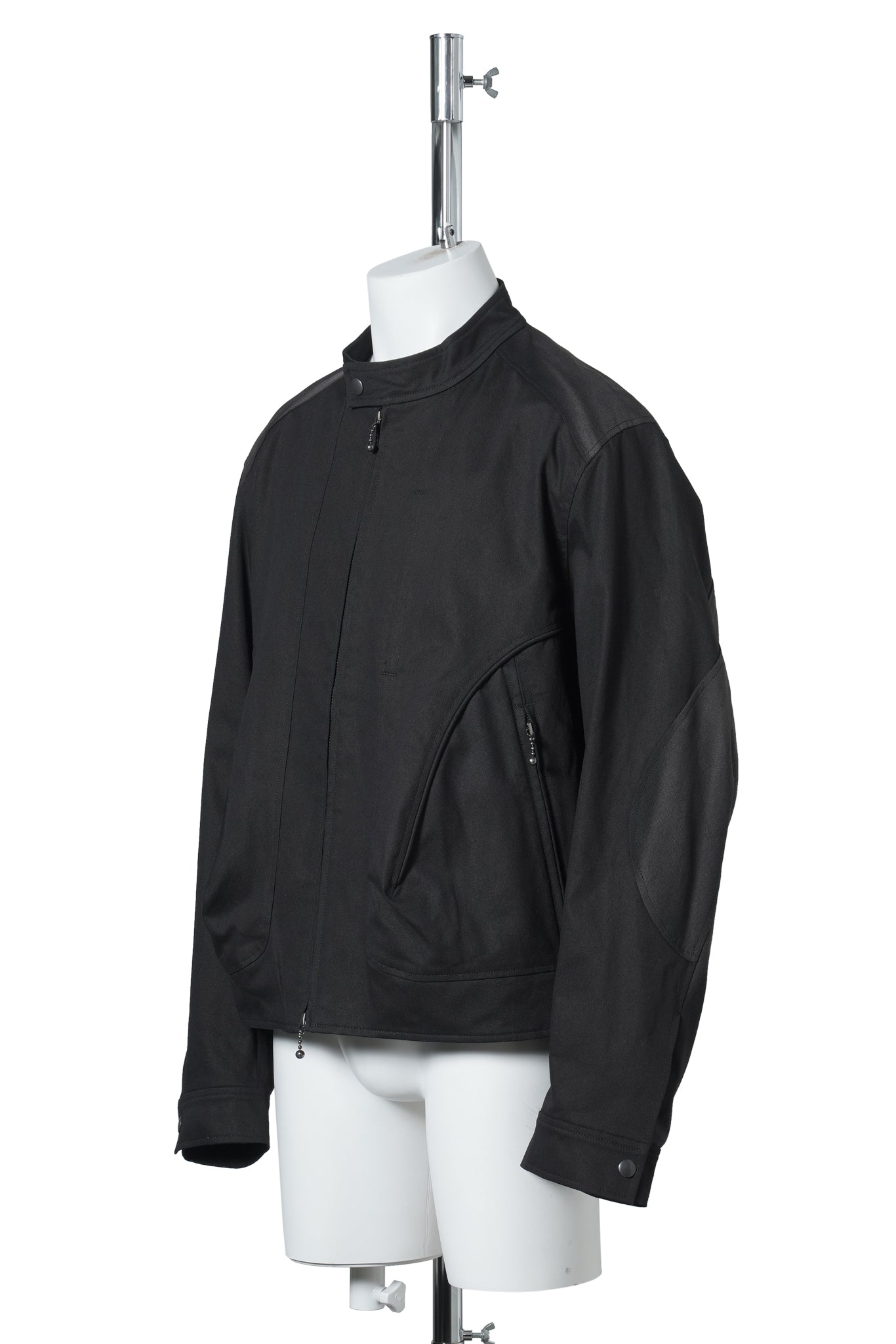 SUN-BLEACHED BIKER JACKET / BLACK