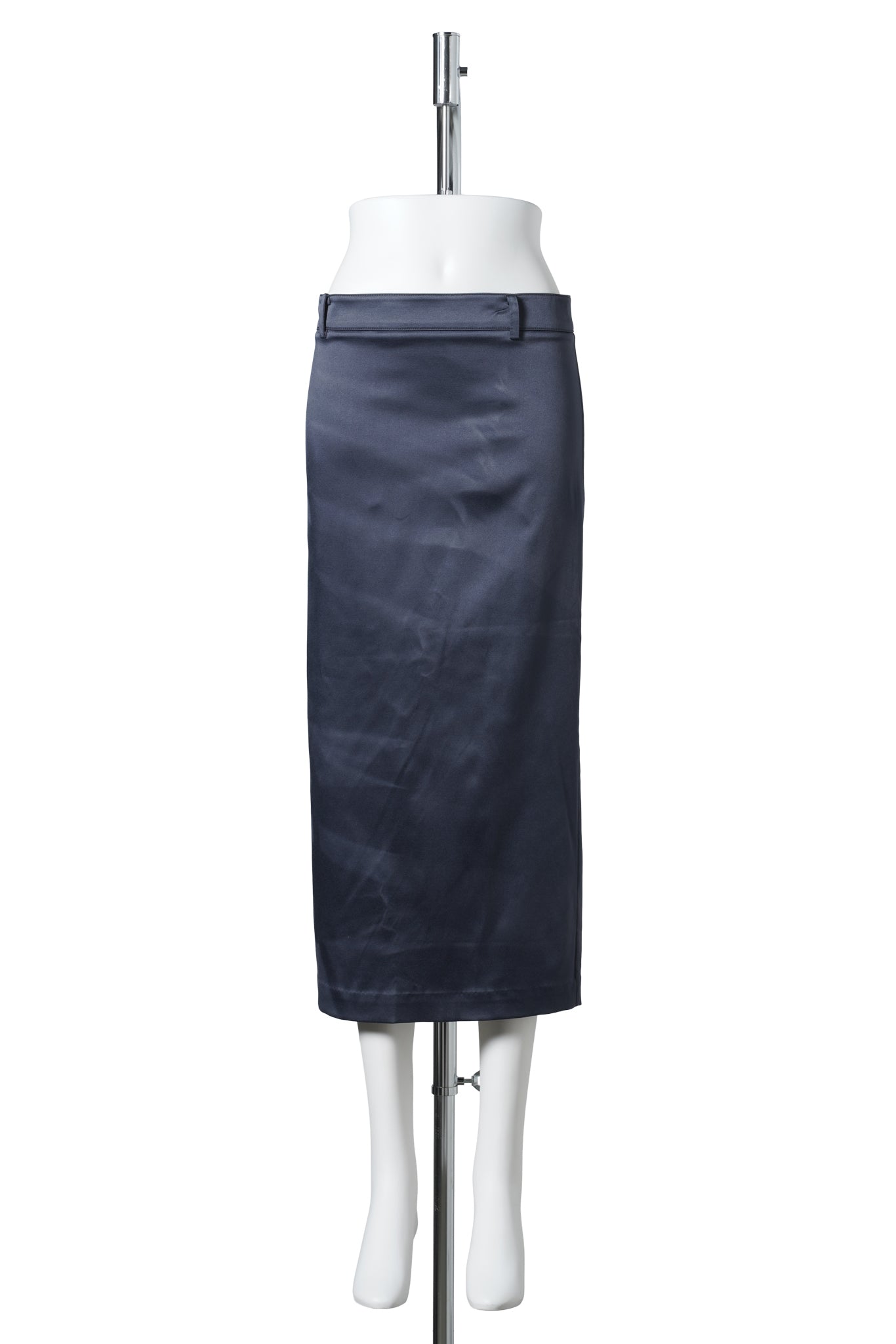 SUN-BLEACHED SATIN SKIRT / GREEN