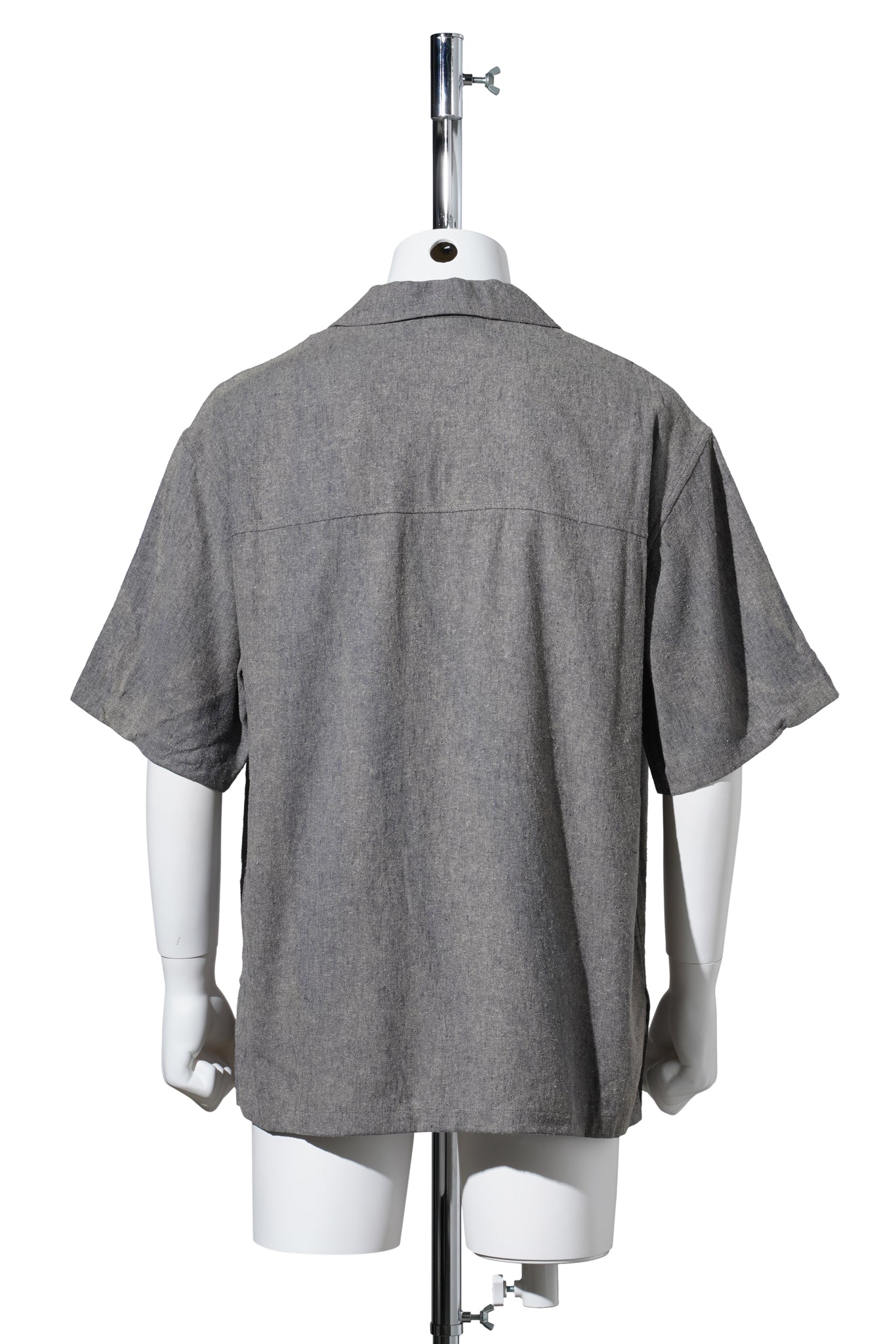 SUN-BLEACHED TAILORED COLLAR SHIRT / GREY