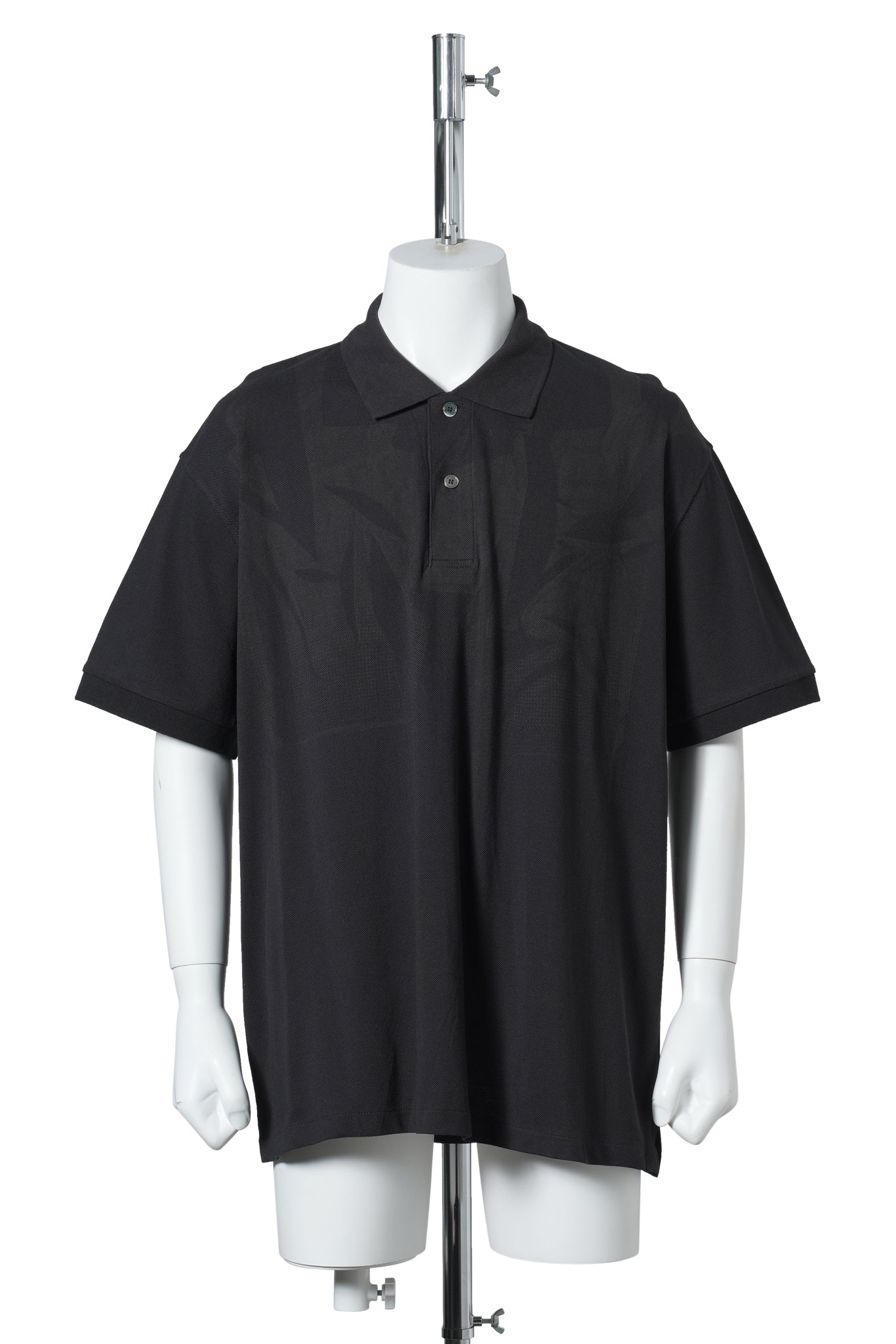 SUN-BLEACHED PACK POLO T-SHIRT / BLACK