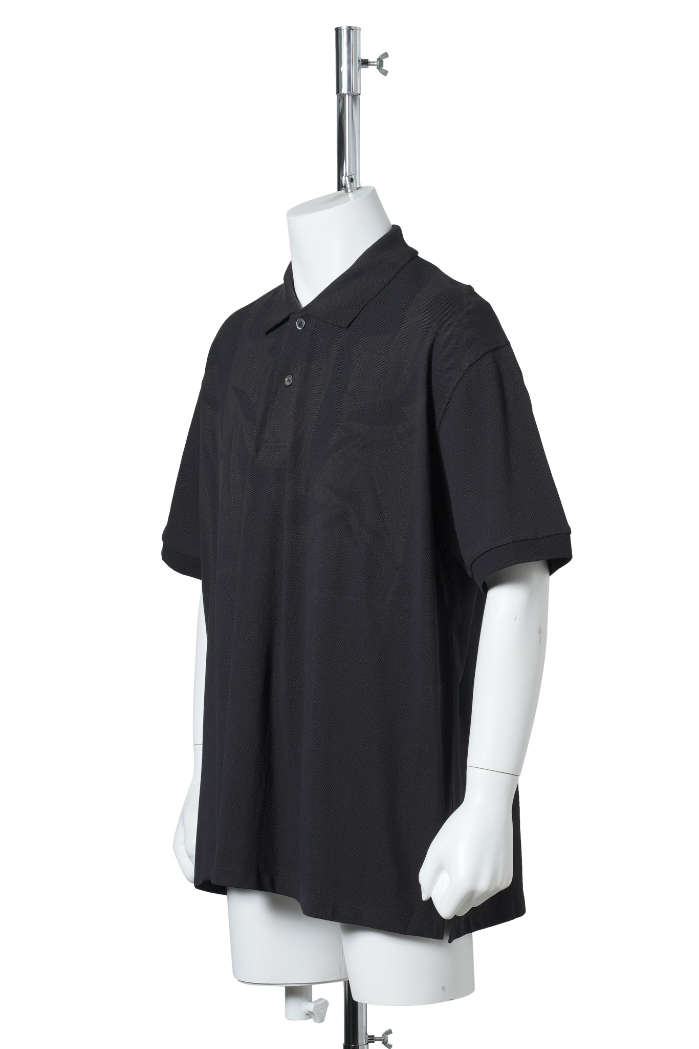 SUN-BLEACHED PACK POLO T-SHIRT / BLACK