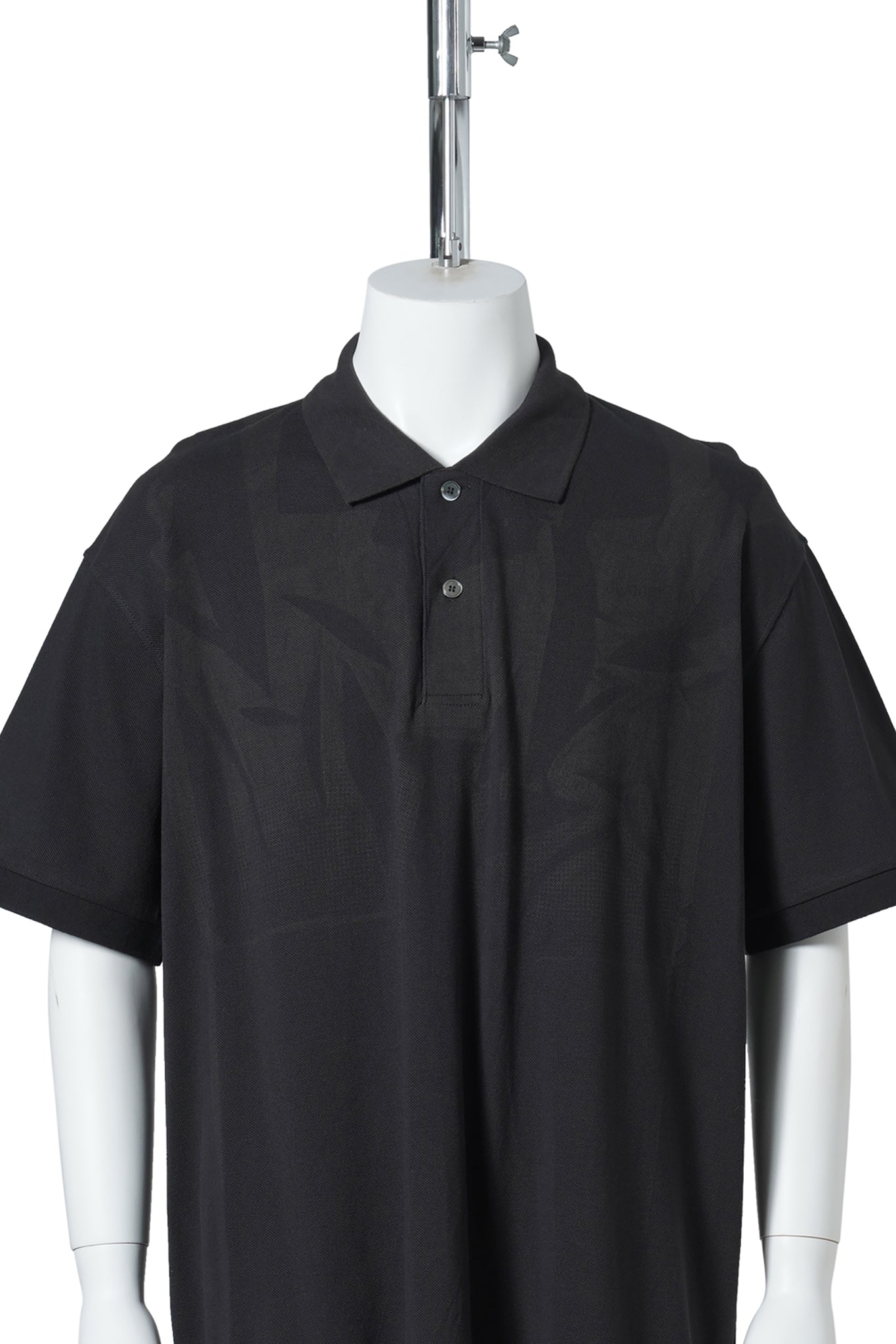 SUN-BLEACHED PACK POLO T-SHIRT / BLACK